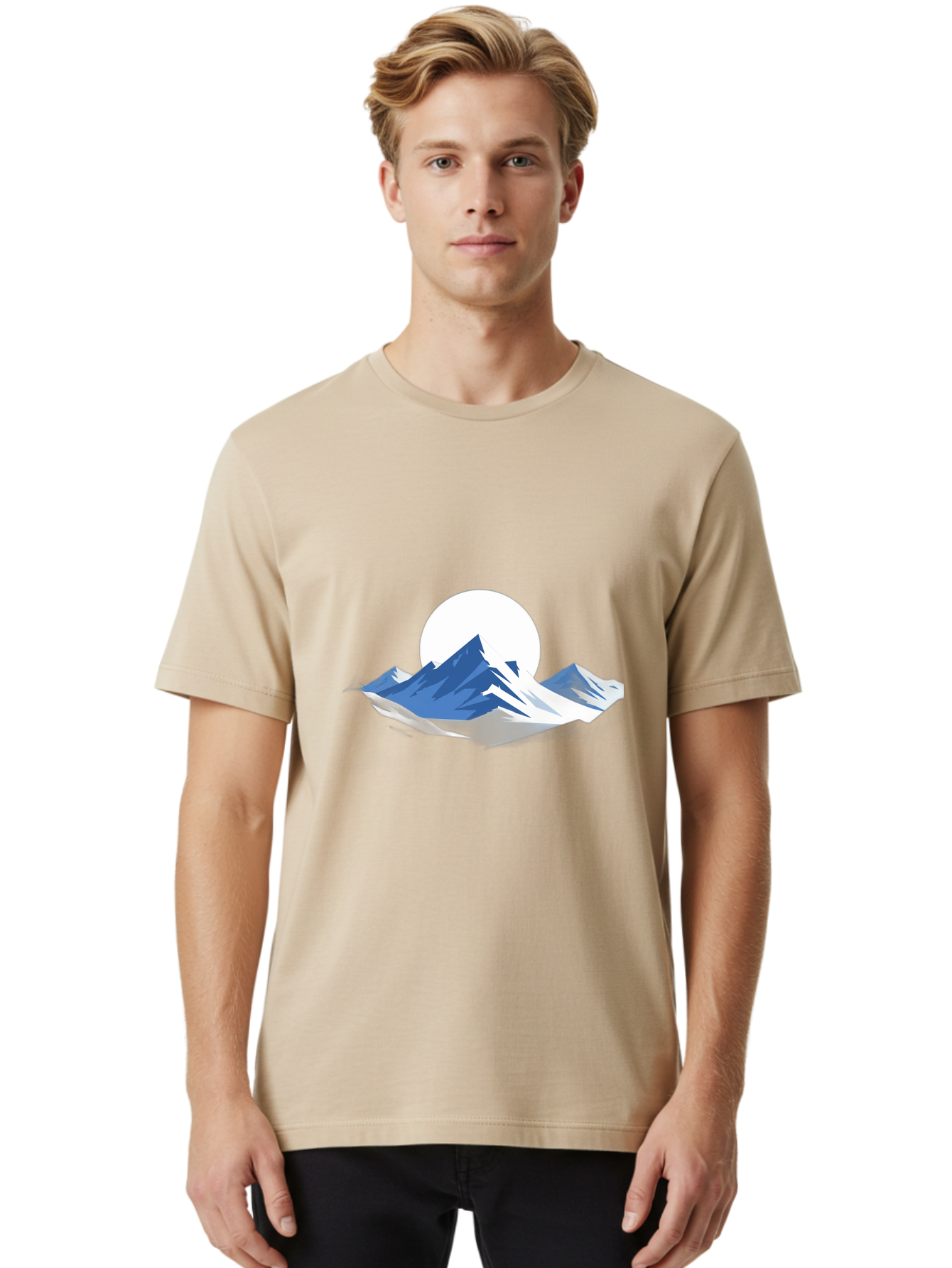 Mountain-Landscape Men'S Graphic Tee, 100% Cotton, Comfortable Casual Summer Wear, Machine Washable, Vintage Camera, Old Camera, Antique Camera, Black Camera, Classic Photography, Photography Equipment, Nostalgic Device, Film Camera, Bag825