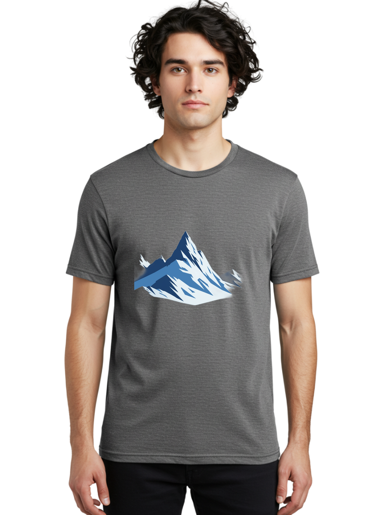 Mountain-Peak-1 Men'S Graphic Tee, 100% Cotton, Comfortable Casual Summer Wear, Machine Washable, Vintage Camera, Old Camera, Antique Camera, Black Camera, Classic Photography, Photography Equipment, Nostalgic Device, Film Camera, Camera Art Bag826