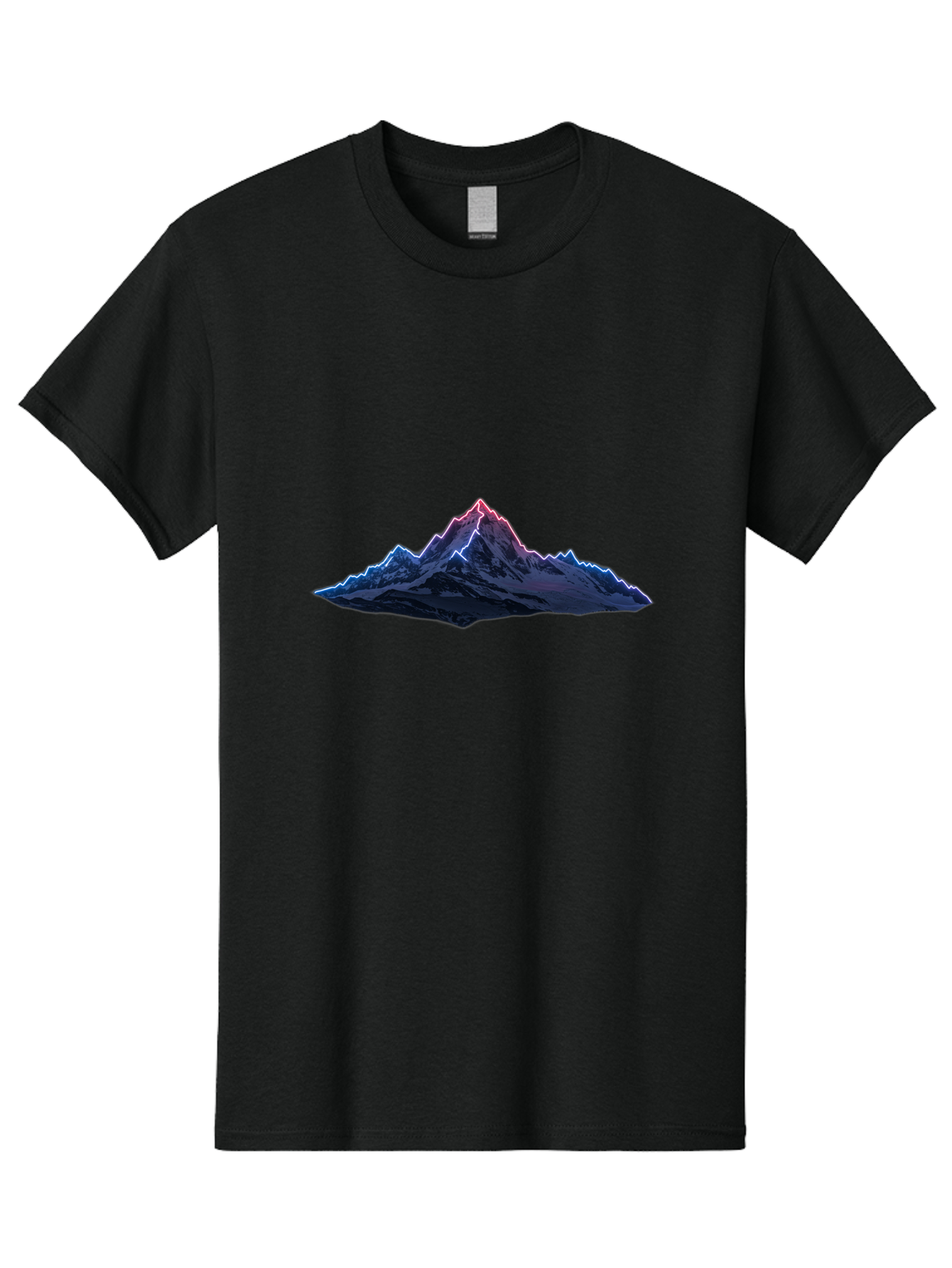 Mountain-Peak-2 Men'S Graphic Tee, 100% Cotton, Comfortable Casual Summer Wear, Machine Washable, Vintage Camera, Old Camera, Antique Camera, Black Camera, Classic Photography, Photography Equipment, Nostalgic Device, Film Camera, Camera Art Bag827