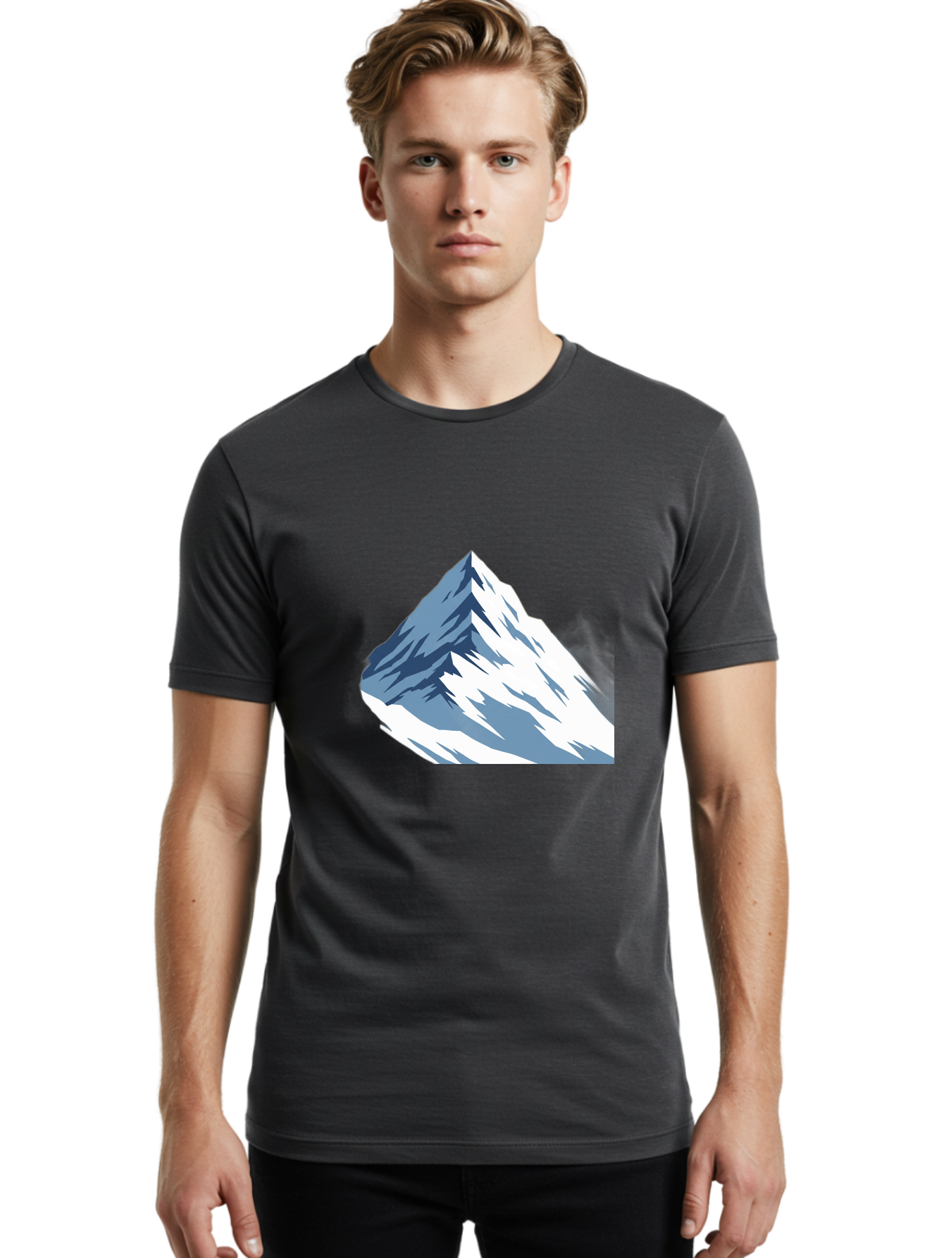 Mountain-Peak-3 Men'S Graphic Tee, 100% Cotton, Comfortable Casual Summer Wear, Machine Washable, Vintage Camera, Old Camera, Antique Camera, Black Camera, Classic Photography, Photography Equipment, Nostalgic Device, Film Camera, Camera Art Bag828