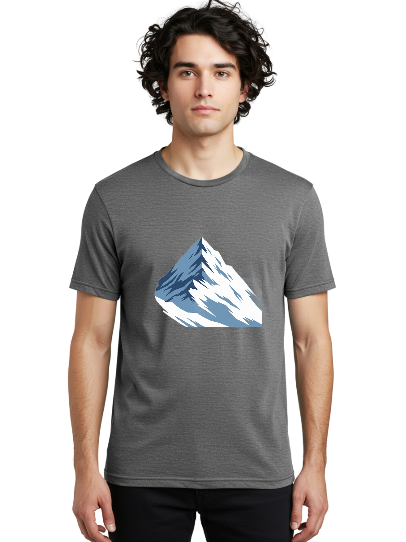Mountain-Peak-3 Men'S Graphic Tee, 100% Cotton, Comfortable Casual Summer Wear, Machine Washable, Vintage Camera, Old Camera, Antique Camera, Black Camera, Classic Photography, Photography Equipment, Nostalgic Device, Film Camera, Camera Art Bag828