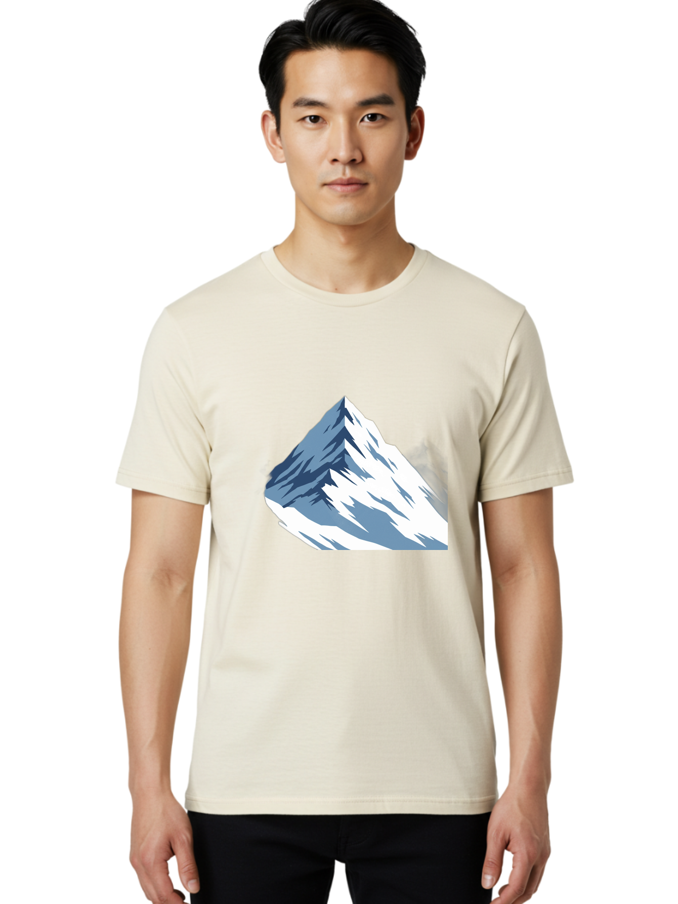 Mountain-Peak-3 Men'S Graphic Tee, 100% Cotton, Comfortable Casual Summer Wear, Machine Washable, Vintage Camera, Old Camera, Antique Camera, Black Camera, Classic Photography, Photography Equipment, Nostalgic Device, Film Camera, Camera Art Bag828