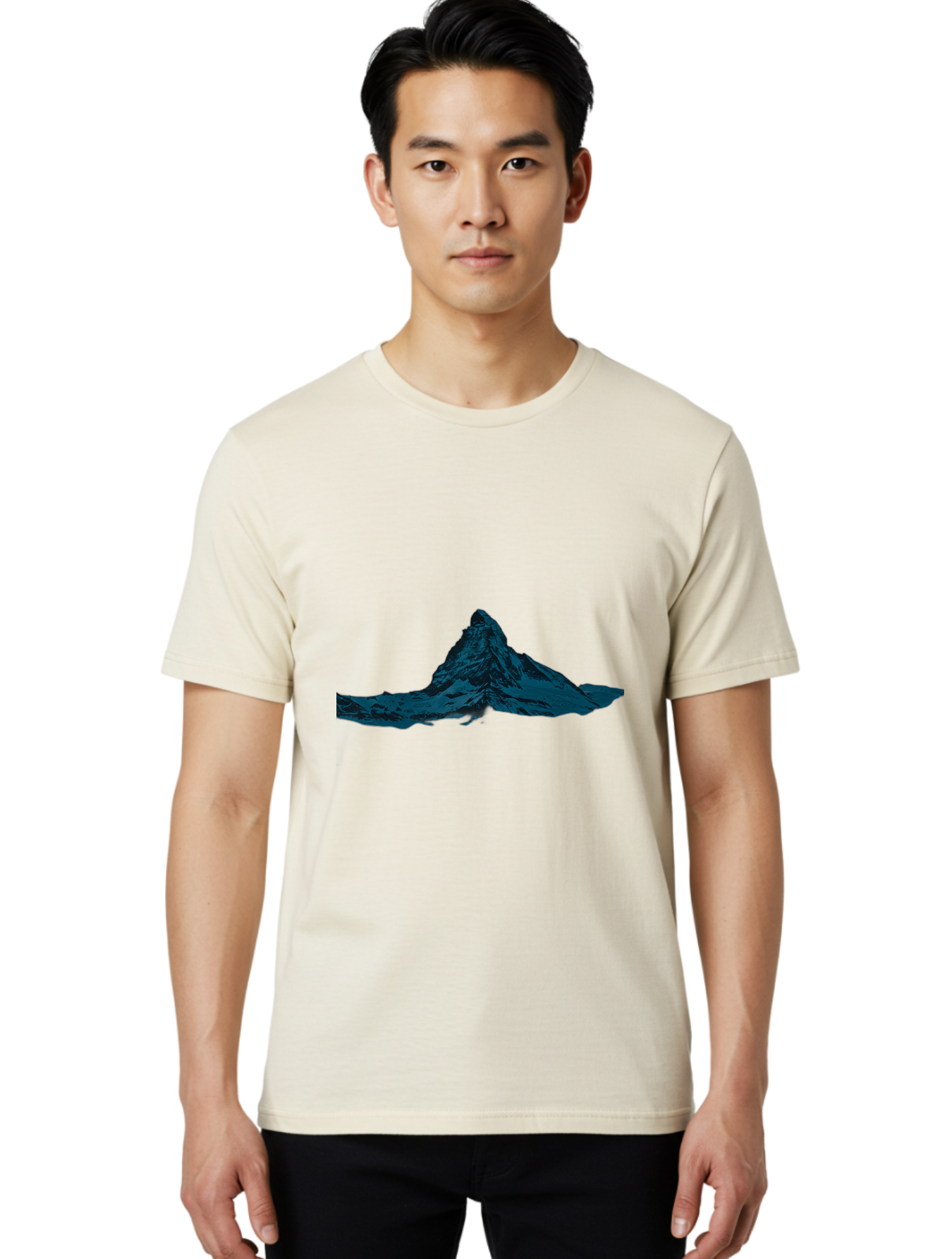 Mountain-Peak Men'S Graphic Tee, 100% Cotton, Comfortable Casual Summer Wear, Machine Washable, Vintage Camera, Old Camera, Antique Camera, Black Camera, Classic Photography, Photography Equipment, Nostalgic Device, Film Camera, Camera Art Bag829