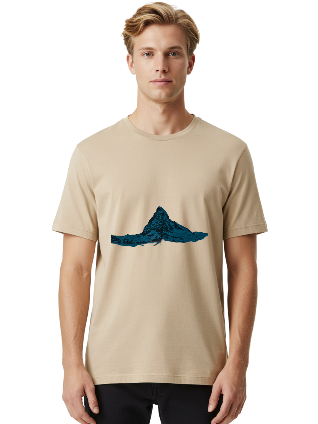 Mountain-Peak Men'S Graphic Tee, 100% Cotton, Comfortable Casual Summer Wear, Machine Washable, Vintage Camera, Old Camera, Antique Camera, Black Camera, Classic Photography, Photography Equipment, Nostalgic Device, Film Camera, Camera Art Bag829