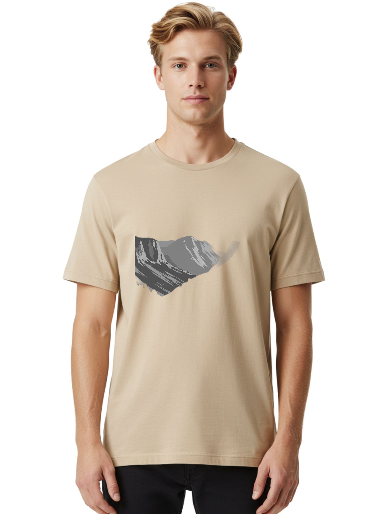 Mountain Men'S Graphic Tee, 100% Cotton, Comfortable Casual Summer Wear, Machine Washable, Vintage Camera, Old Camera, Antique Camera, Black Camera, Classic Photography, Photography Equipment, Nostalgic Device, Film Camera, Camera Art Bag830