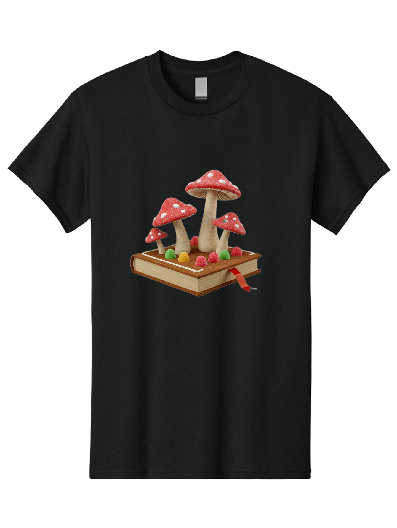 Mushroom-Book-1 Men'S Graphic Tee, 100% Cotton, Comfortable Casual Summer Wear, Machine Washable, Vintage Camera, Old Camera, Antique Camera, Black Camera, Classic Photography, Photography Equipment, Nostalgic Device, Film Camera, Camera Art Bag833