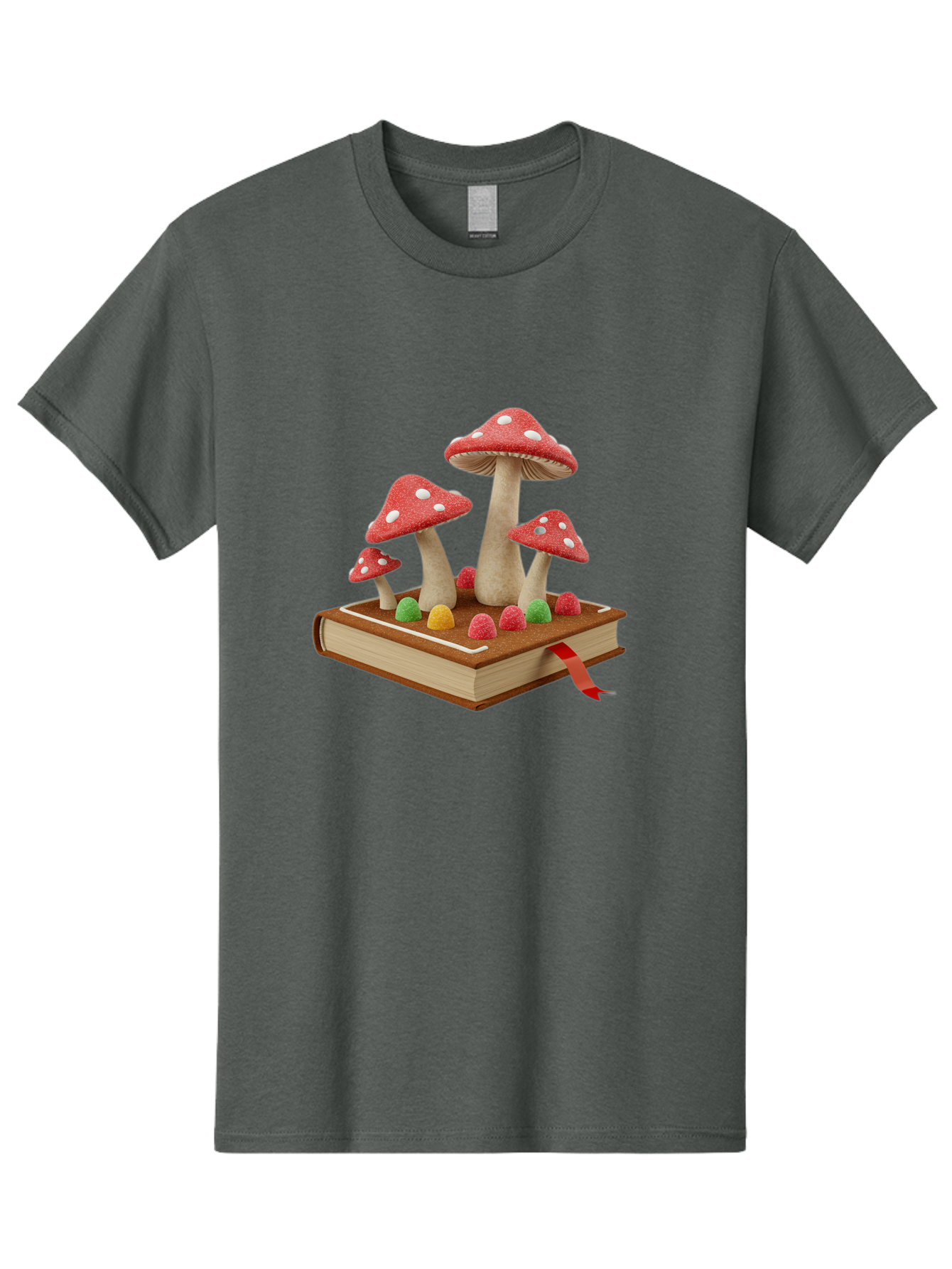 Mushroom-Book-1 Men'S Graphic Tee, 100% Cotton, Comfortable Casual Summer Wear, Machine Washable, Vintage Camera, Old Camera, Antique Camera, Black Camera, Classic Photography, Photography Equipment, Nostalgic Device, Film Camera, Camera Art Bag833