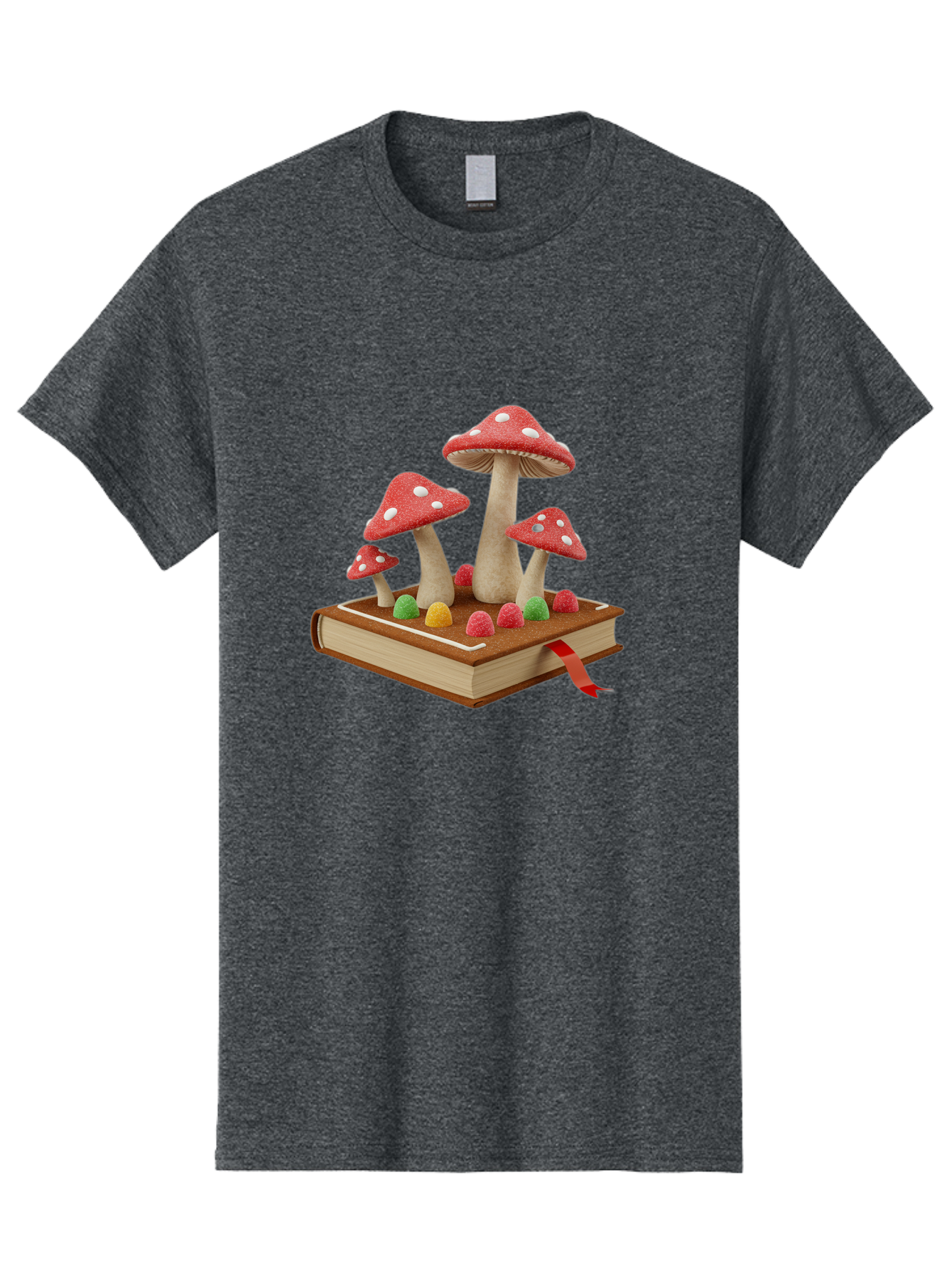 Mushroom-Book-1 Men'S Graphic Tee, 100% Cotton, Comfortable Casual Summer Wear, Machine Washable, Vintage Camera, Old Camera, Antique Camera, Black Camera, Classic Photography, Photography Equipment, Nostalgic Device, Film Camera, Camera Art Bag833