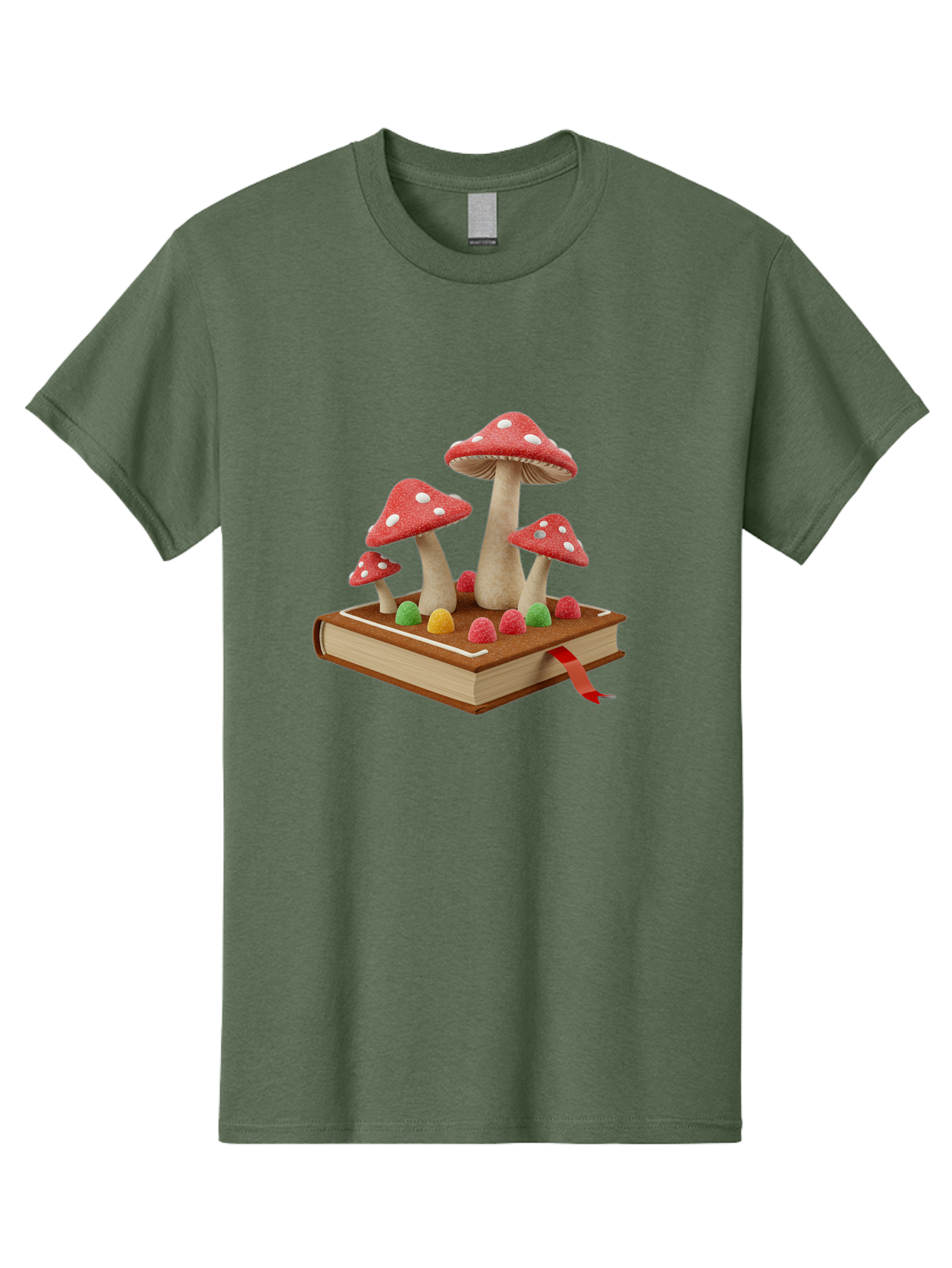 Mushroom-Book-1 Men'S Graphic Tee, 100% Cotton, Comfortable Casual Summer Wear, Machine Washable, Vintage Camera, Old Camera, Antique Camera, Black Camera, Classic Photography, Photography Equipment, Nostalgic Device, Film Camera, Camera Art Bag833