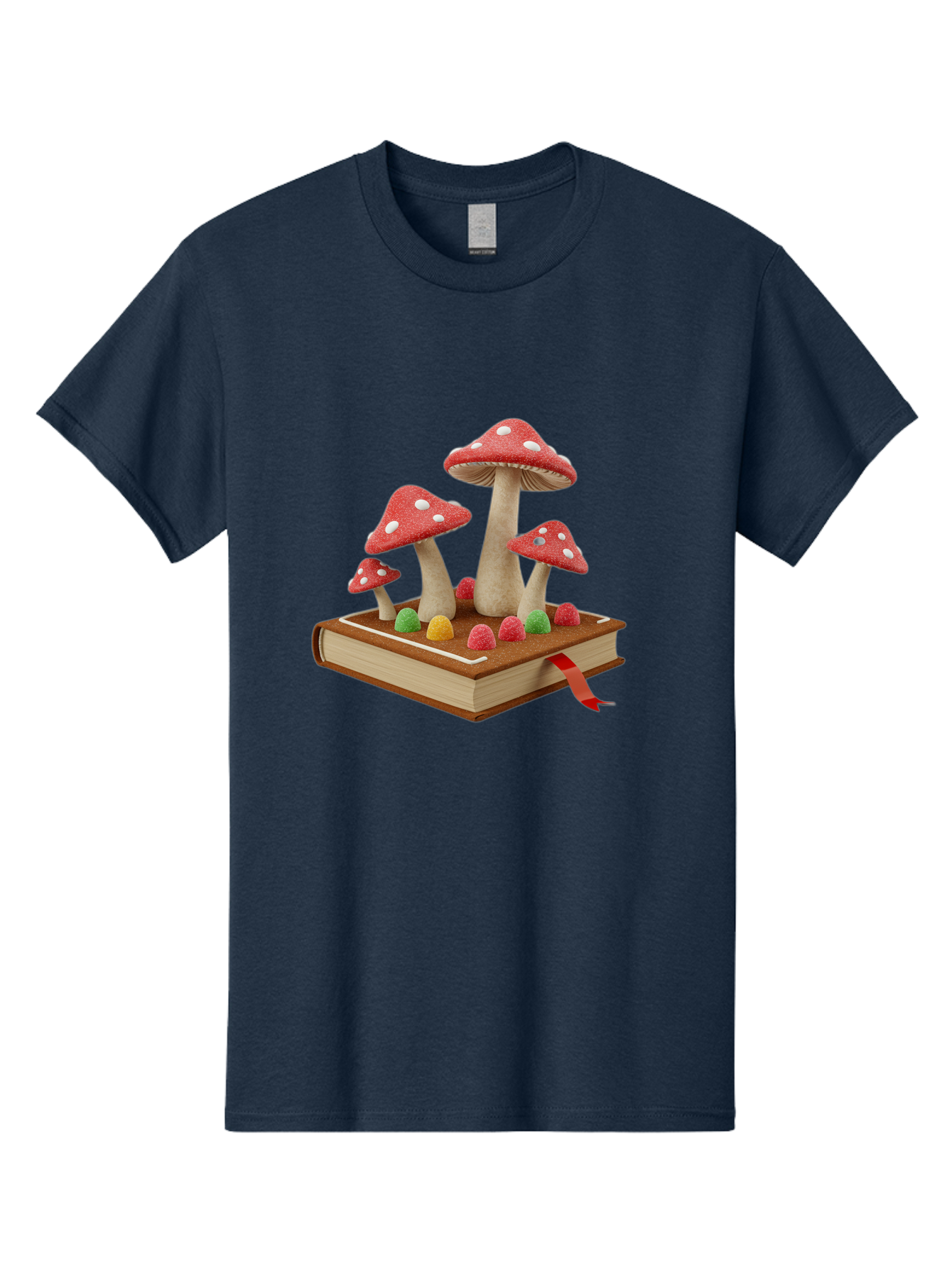 Mushroom-Book-1 Men'S Graphic Tee, 100% Cotton, Comfortable Casual Summer Wear, Machine Washable, Vintage Camera, Old Camera, Antique Camera, Black Camera, Classic Photography, Photography Equipment, Nostalgic Device, Film Camera, Camera Art Bag833