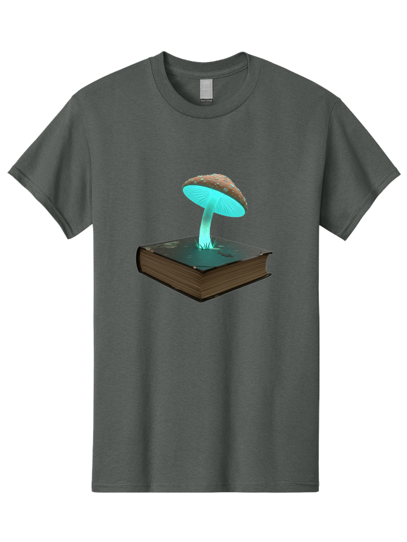 Mushroom-Book-3 Men'S Graphic Tee, 100% Cotton, Comfortable Casual Summer Wear, Machine Washable, Vintage Camera, Old Camera, Antique Camera, Black Camera, Classic Photography, Photography Equipment, Nostalgic Device, Film Camera, Camera Art Bag835