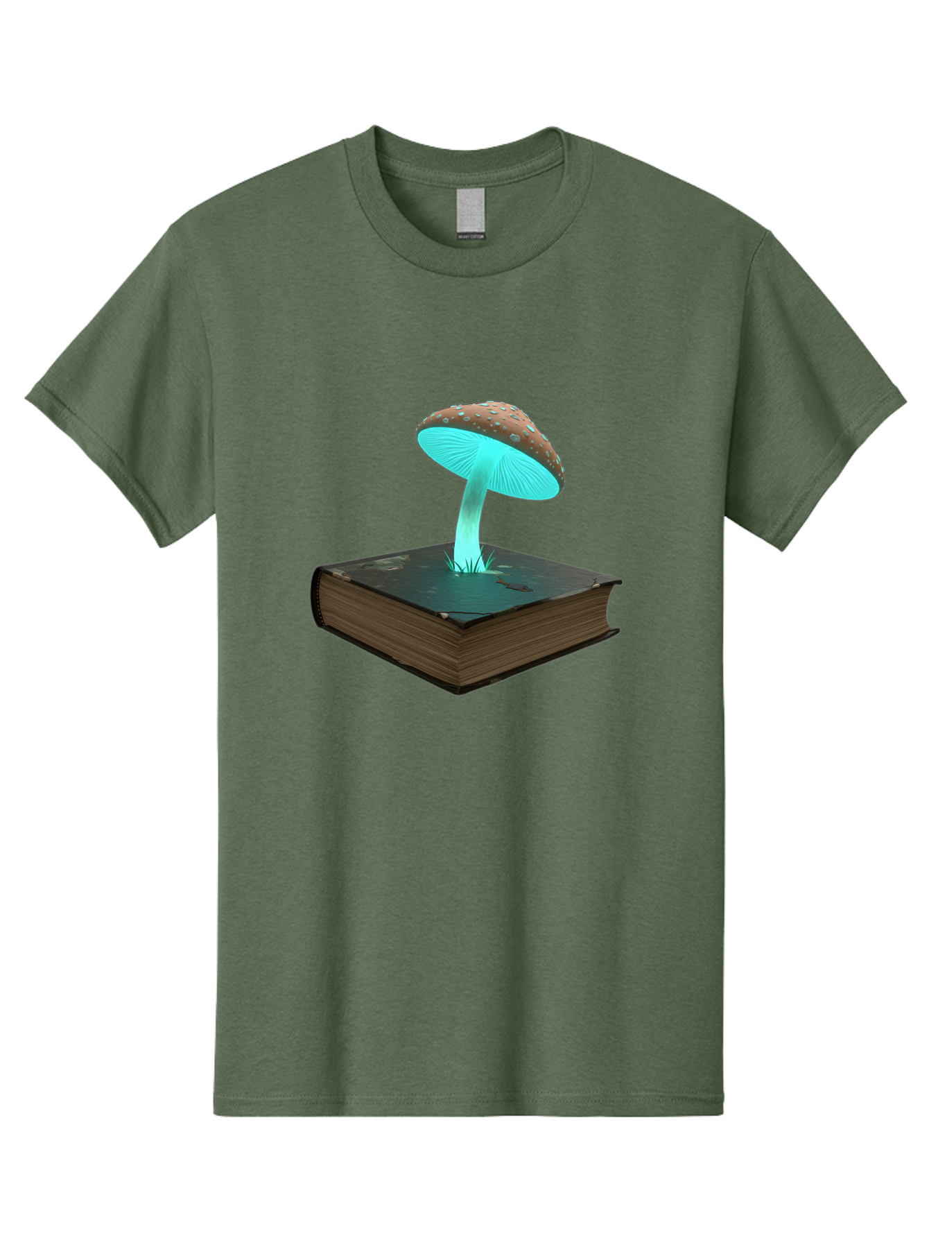 Mushroom-Book-3 Men'S Graphic Tee, 100% Cotton, Comfortable Casual Summer Wear, Machine Washable, Vintage Camera, Old Camera, Antique Camera, Black Camera, Classic Photography, Photography Equipment, Nostalgic Device, Film Camera, Camera Art Bag835