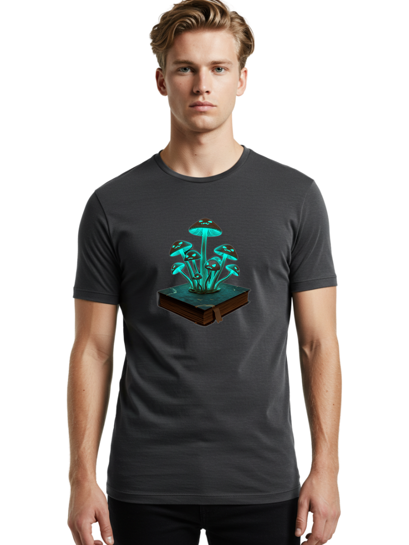 Mushroom-Book Men'S Graphic Tee, 100% Cotton, Comfortable Casual Summer Wear, Machine Washable, Vintage Camera, Old Camera, Antique Camera, Black Camera, Classic Photography, Photography Equipment, Nostalgic Device, Film Camera, Camera Art Bag836