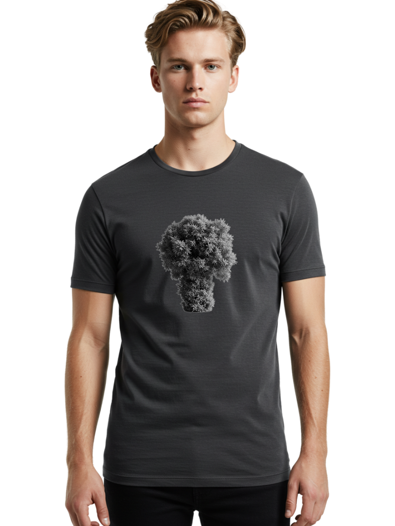 Mushroom-Cloud Men'S Graphic Tee, 100% Cotton, Comfortable Casual Summer Wear, Machine Washable, Vintage Camera, Old Camera, Antique Camera, Black Camera, Classic Photography, Photography Equipment, Nostalgic Device, Film Camera, Camera Art Bag837