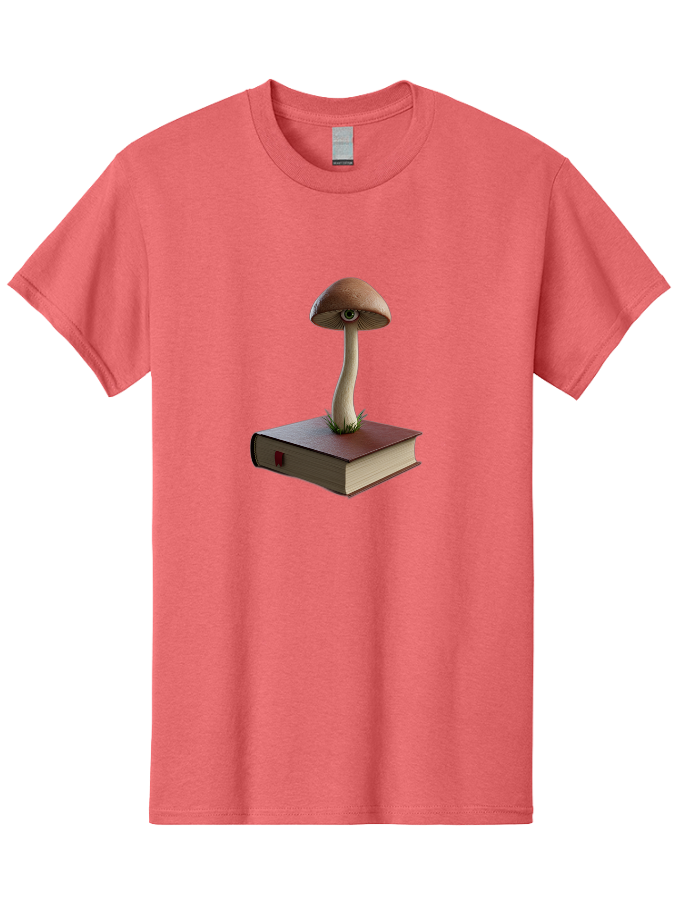 Mushroom-On-Book Men'S Graphic Tee, 100% Cotton, Comfortable Casual Summer Wear, Machine Washable, Vintage Camera, Old Camera, Antique Camera, Black Camera, Classic Photography, Photography Equipment, Nostalgic Device, Film Camera, Camera Art Bag840