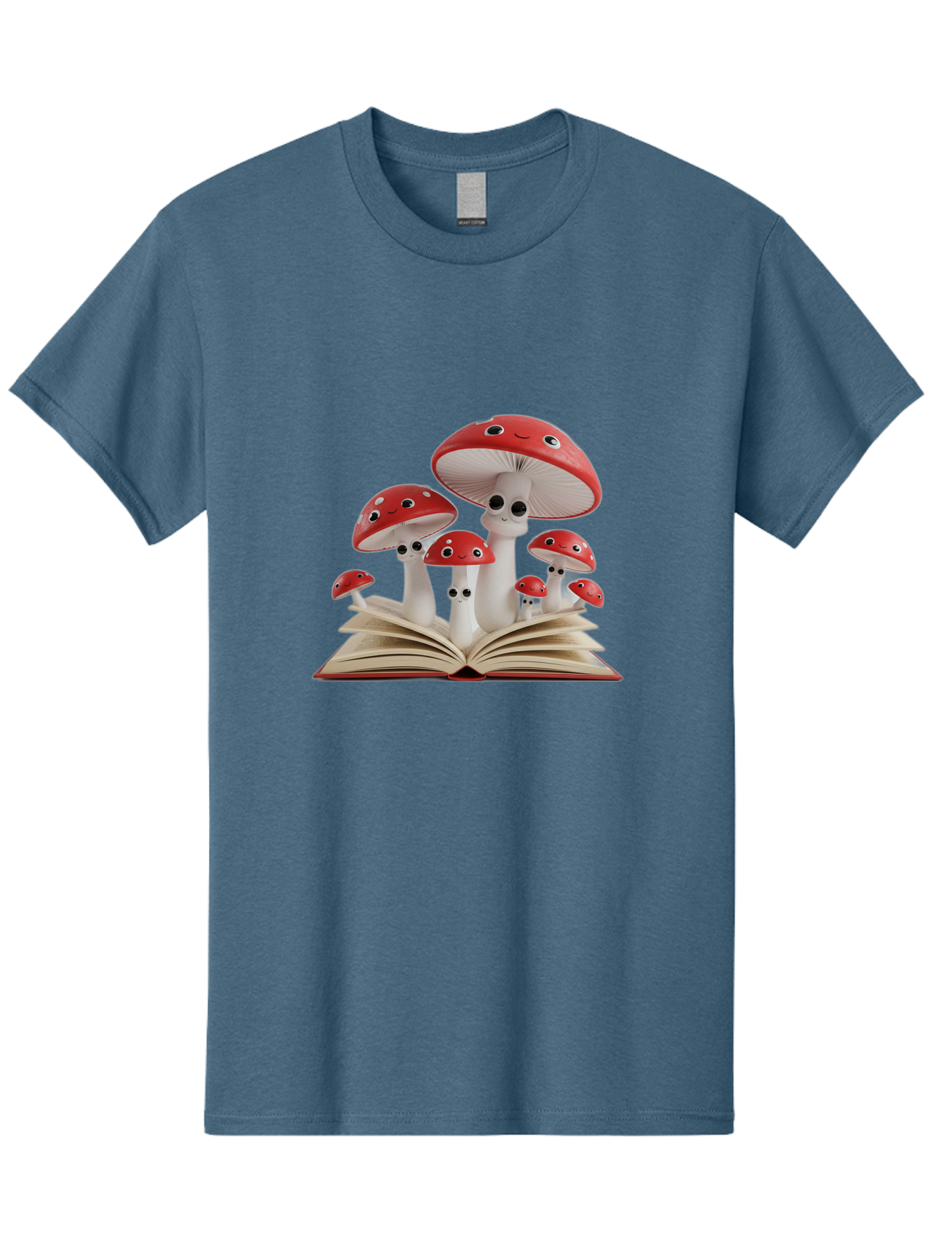 Mushrooms-Emerging-From-Book Men'S Graphic Tee, 100% Cotton, Comfortable Casual Summer Wear, Machine Washable, Vintage Camera, Old Camera, Antique Camera, Black Camera, Classic Photography, Photography Equipment, Nostalgic Device, Film Camera, Bag843