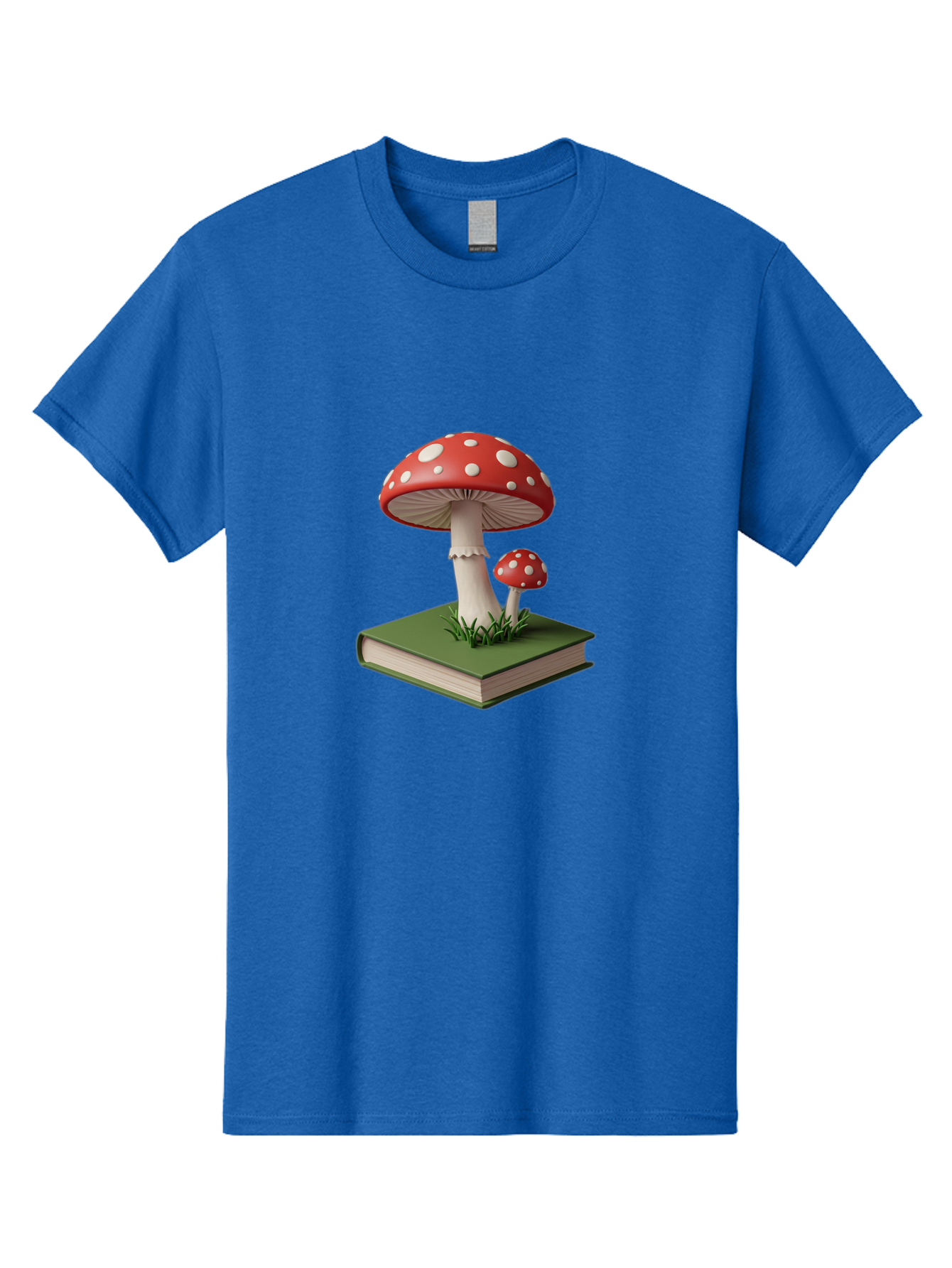 Mushrooms-On-Book-3 Men'S Graphic Tee, 100% Cotton, Comfortable Casual Summer Wear, Machine Washable, Vintage Camera, Old Camera, Antique Camera, Black Camera, Classic Photography, Photography Equipment, Nostalgic Device, Film Camera, Bag847