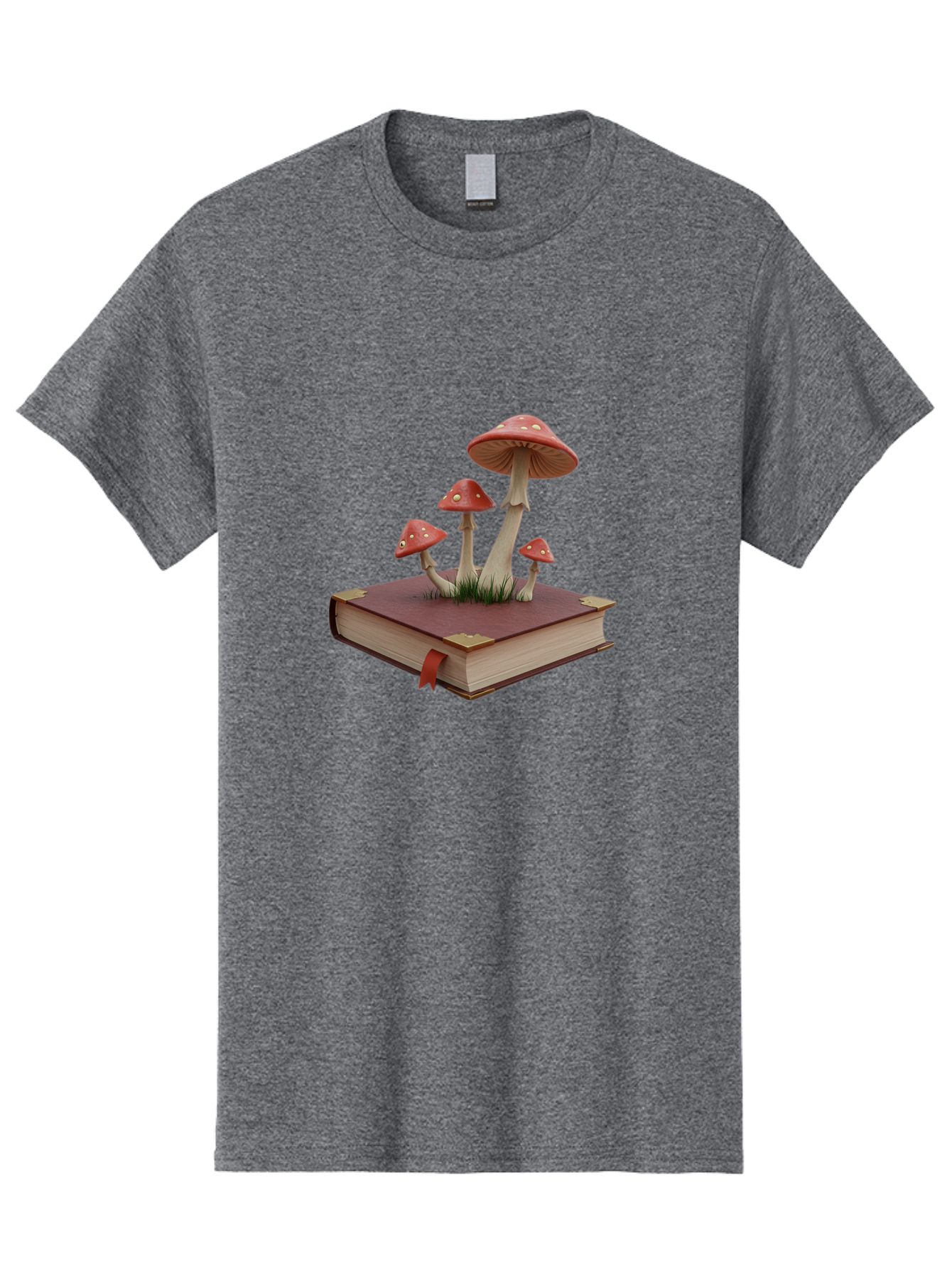 Mushrooms-On-Book Men'S Graphic Tee, 100% Cotton, Comfortable Casual Summer Wear, Machine Washable, Vintage Camera, Old Camera, Antique Camera, Black Camera, Classic Photography, Photography Equipment, Nostalgic Device, Film Camera, Camera Art Bag848