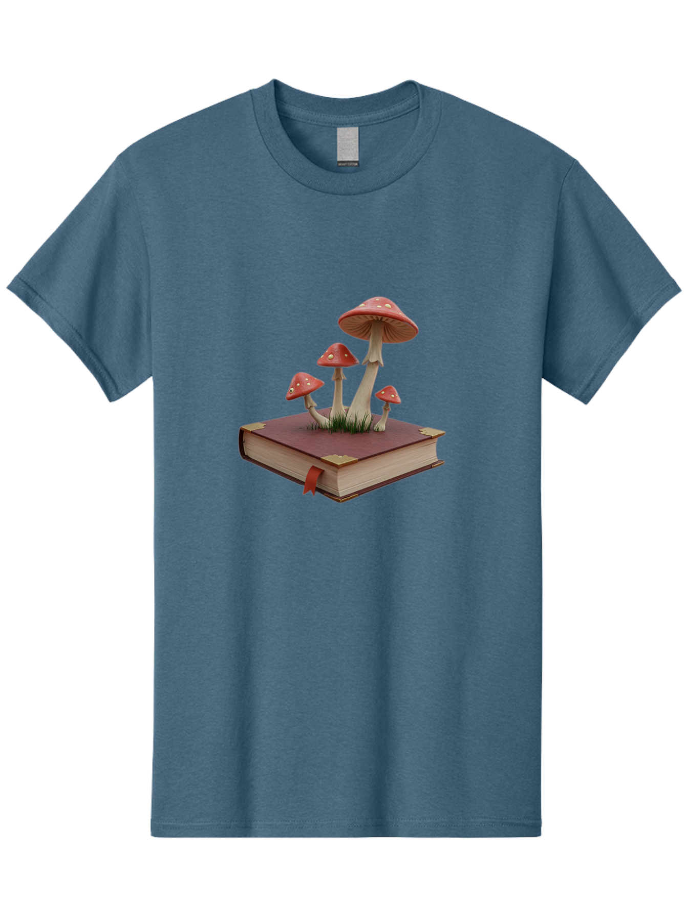 Mushrooms-On-Book Men'S Graphic Tee, 100% Cotton, Comfortable Casual Summer Wear, Machine Washable, Vintage Camera, Old Camera, Antique Camera, Black Camera, Classic Photography, Photography Equipment, Nostalgic Device, Film Camera, Camera Art Bag848