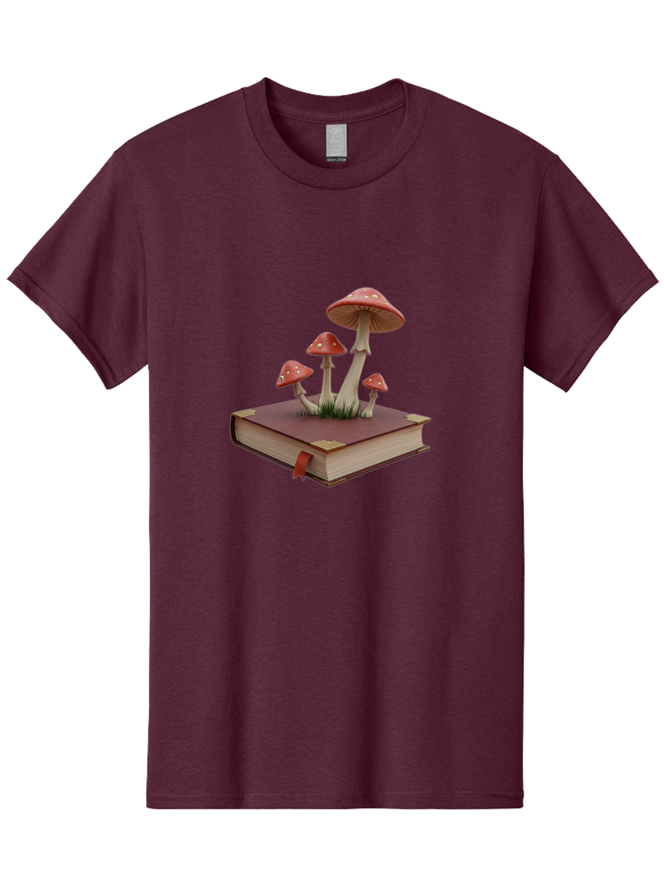 Mushrooms-On-Book Men'S Graphic Tee, 100% Cotton, Comfortable Casual Summer Wear, Machine Washable, Vintage Camera, Old Camera, Antique Camera, Black Camera, Classic Photography, Photography Equipment, Nostalgic Device, Film Camera, Camera Art Bag848