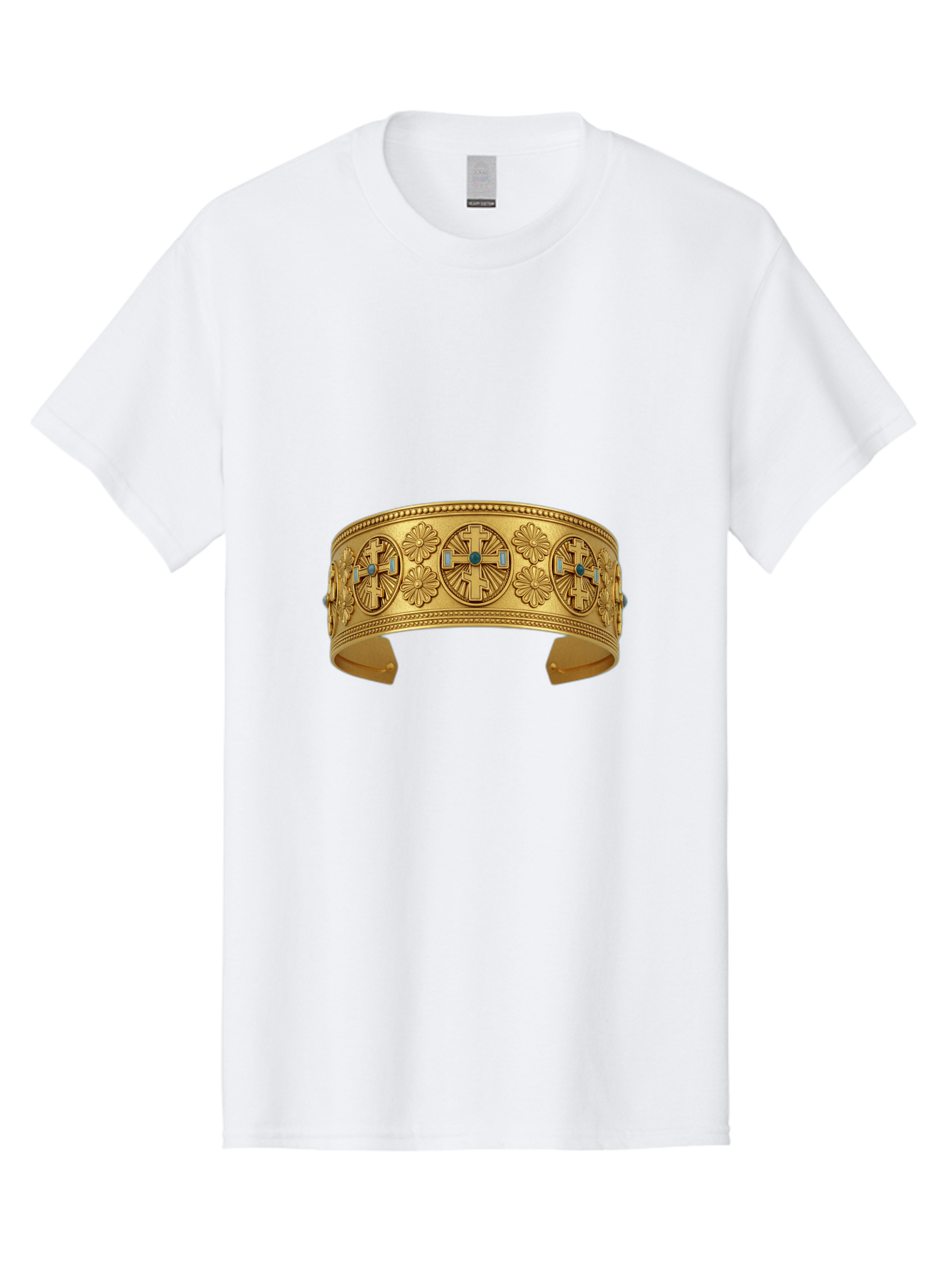 Native-American-Gold-Cuff Men'S Graphic Tee, 100% Cotton, Comfortable Casual Summer Wear, Machine Washable, Vintage Camera, Old Camera, Antique Camera, Black Camera, Classic Photography, Photography Equipment, Nostalgic Device, Film Camera, Bag850