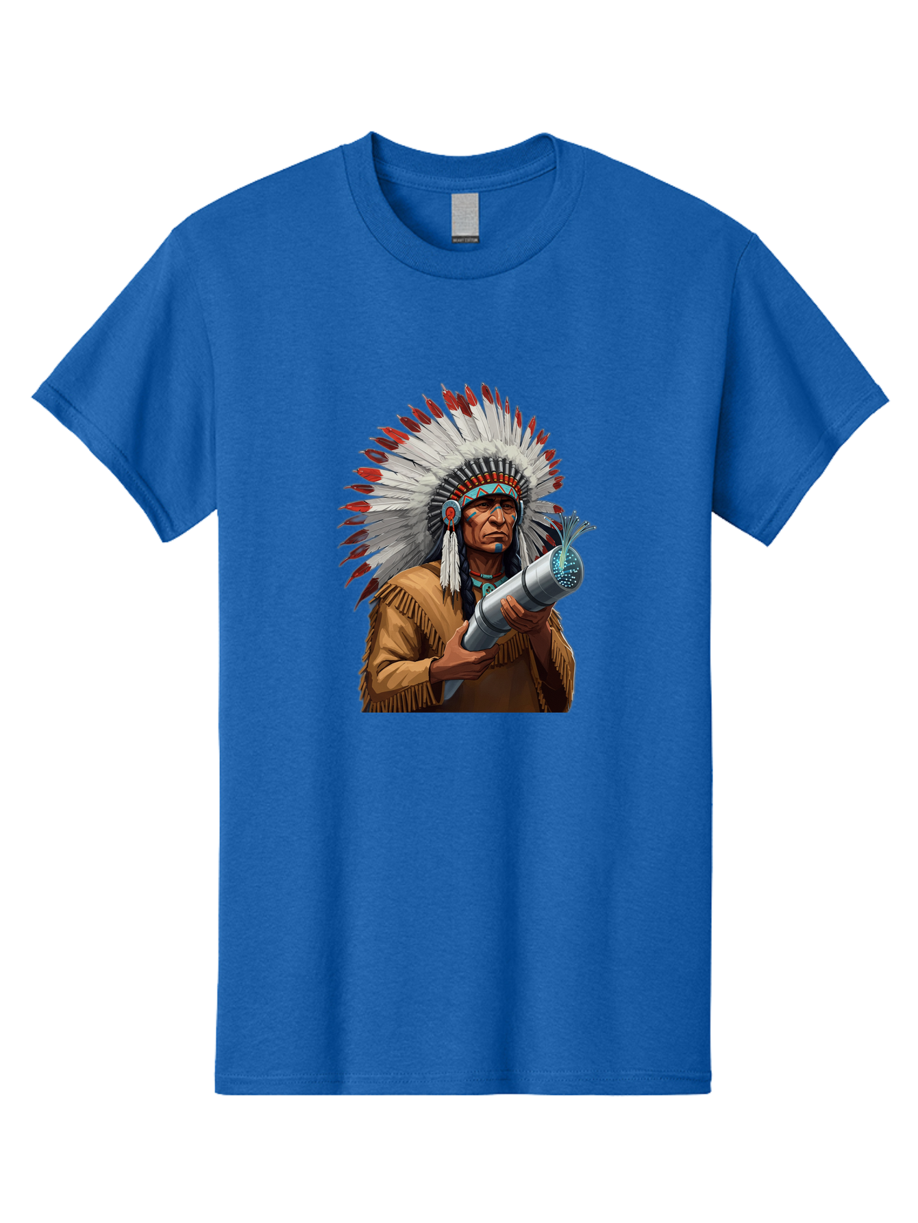 Native-American-Headdress Men'S Graphic Tee, 100% Cotton, Comfortable Casual Summer Wear, Machine Washable, Vintage Camera, Old Camera, Antique Camera, Black Camera, Classic Photography, Photography Equipment, Nostalgic Device, Film Camera, Bag851