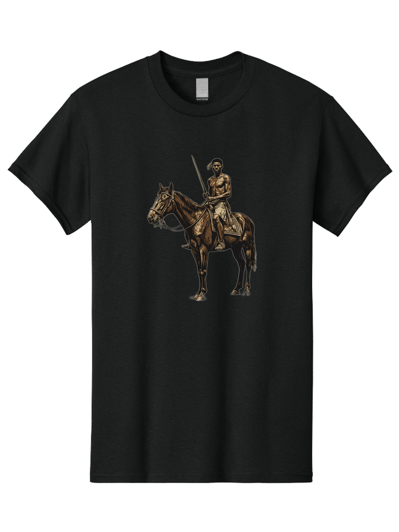 Native-American-Horseman Men'S Graphic Tee, 100% Cotton, Comfortable Casual Summer Wear, Machine Washable, Vintage Camera, Old Camera, Antique Camera, Black Camera, Classic Photography, Photography Equipment, Nostalgic Device, Film Camera, Bag852