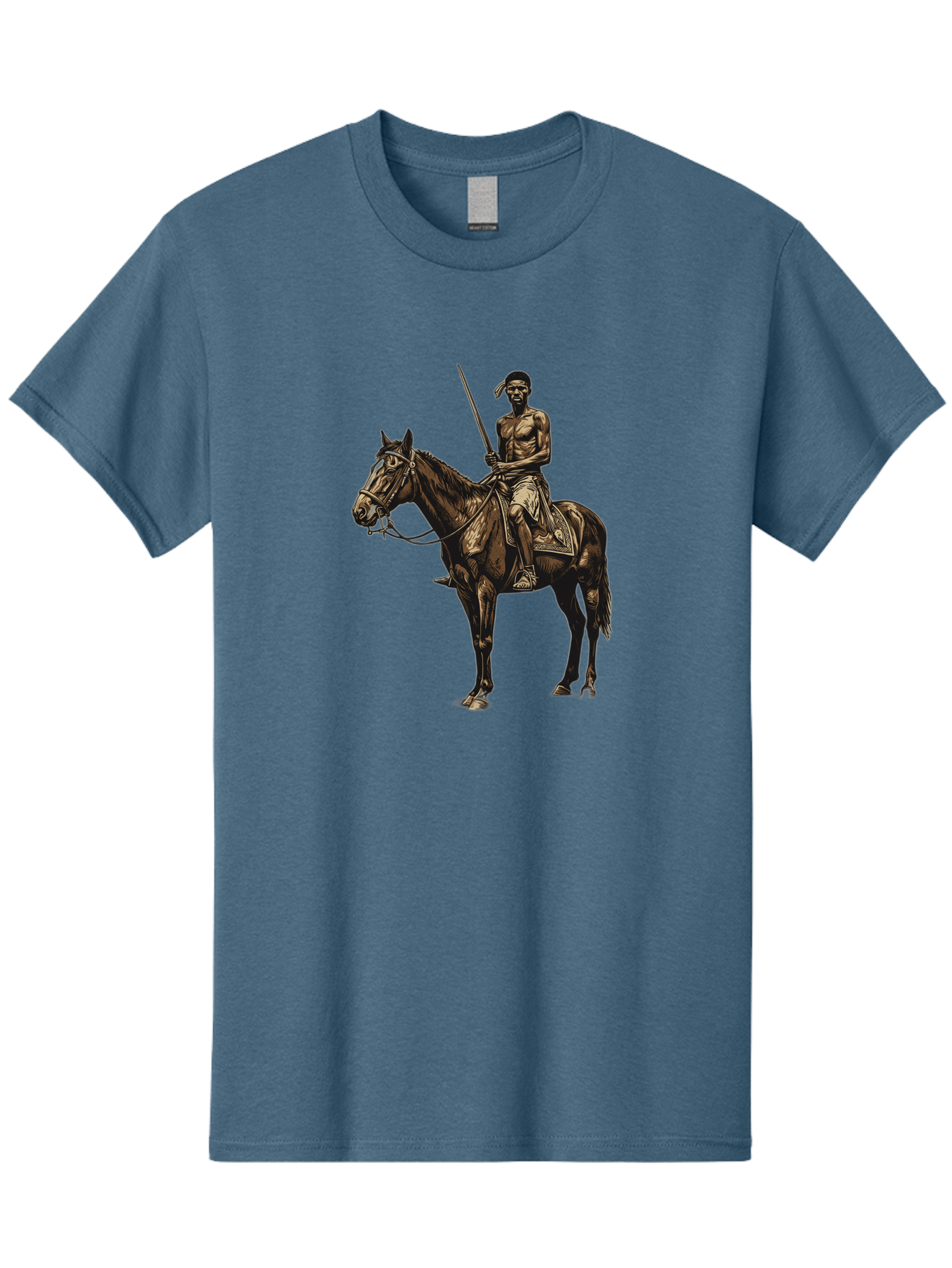Native-American-Horseman Men'S Graphic Tee, 100% Cotton, Comfortable Casual Summer Wear, Machine Washable, Vintage Camera, Old Camera, Antique Camera, Black Camera, Classic Photography, Photography Equipment, Nostalgic Device, Film Camera, Bag852