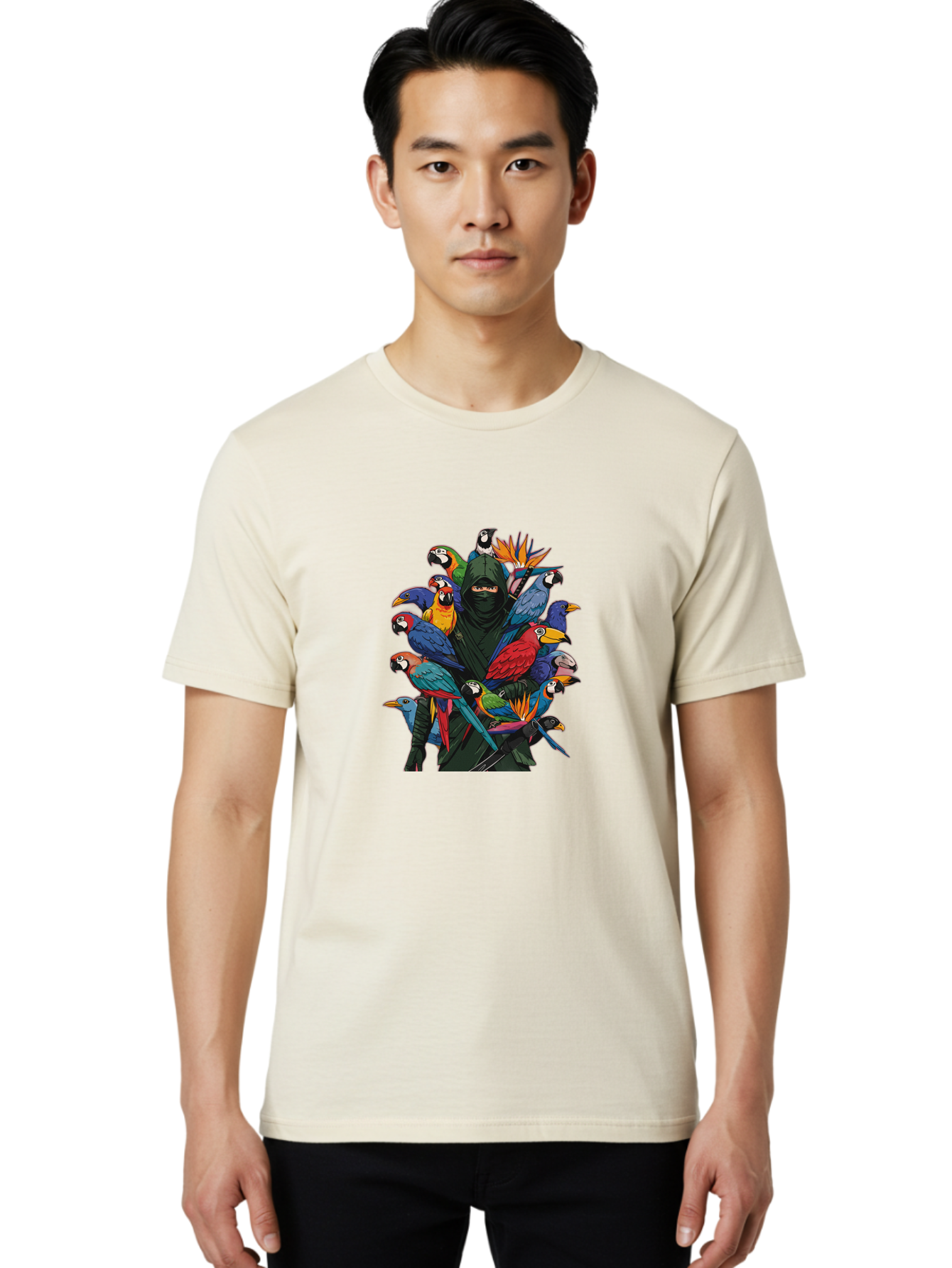 Ninja-With-Parrots Men'S Graphic Tee, 100% Cotton, Comfortable Casual Summer Wear, Machine Washable, Vintage Camera, Old Camera, Antique Camera, Black Camera, Classic Photography, Photography Equipment, Nostalgic Device, Film Camera, Bag862