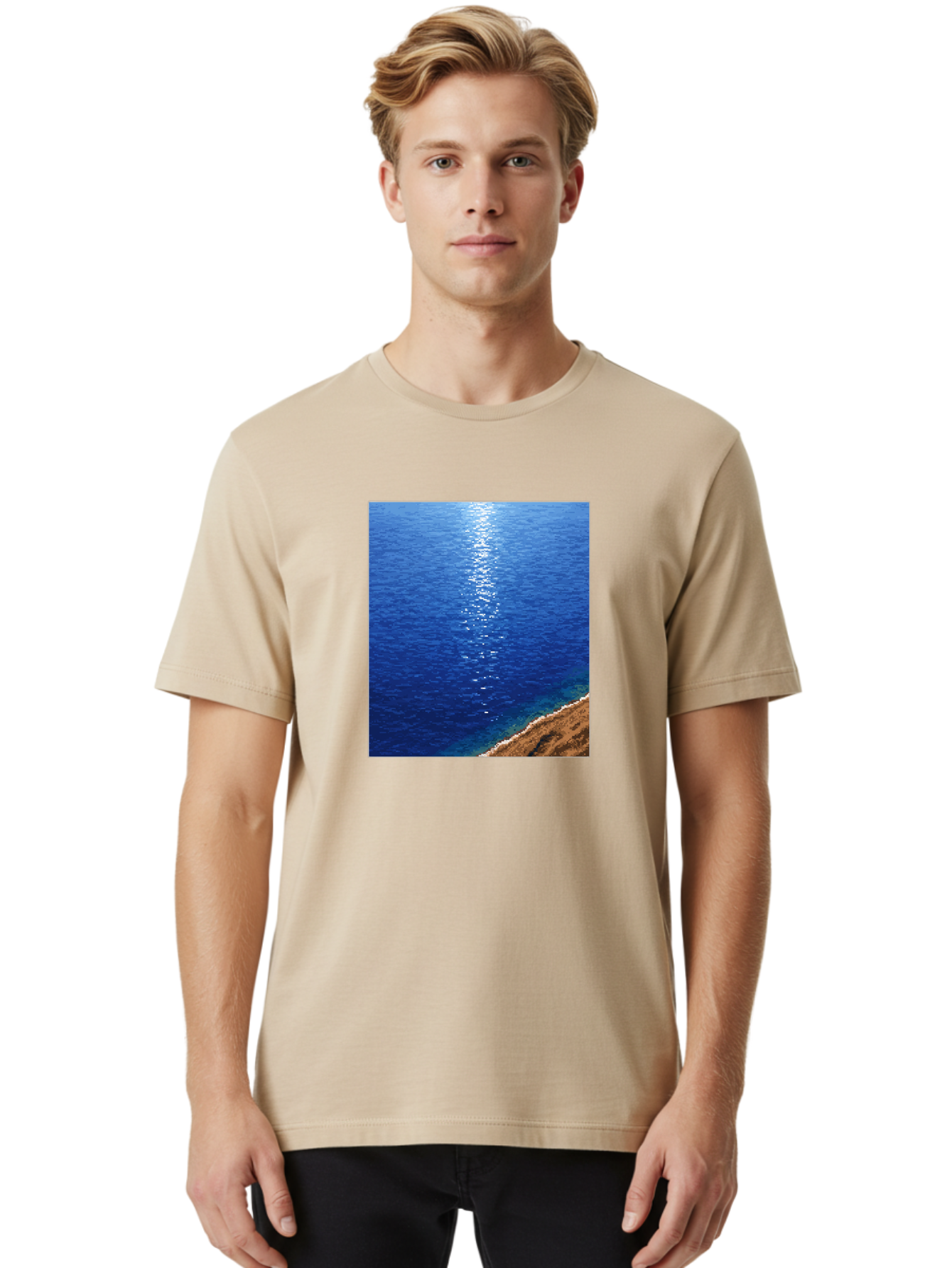Ocean-Waves Men'S Graphic Tee, 100% Cotton, Comfortable Casual Summer Wear, Machine Washable, Vintage Camera, Old Camera, Antique Camera, Black Camera, Classic Photography, Photography Equipment, Nostalgic Device, Film Camera, Camera Art Bag868