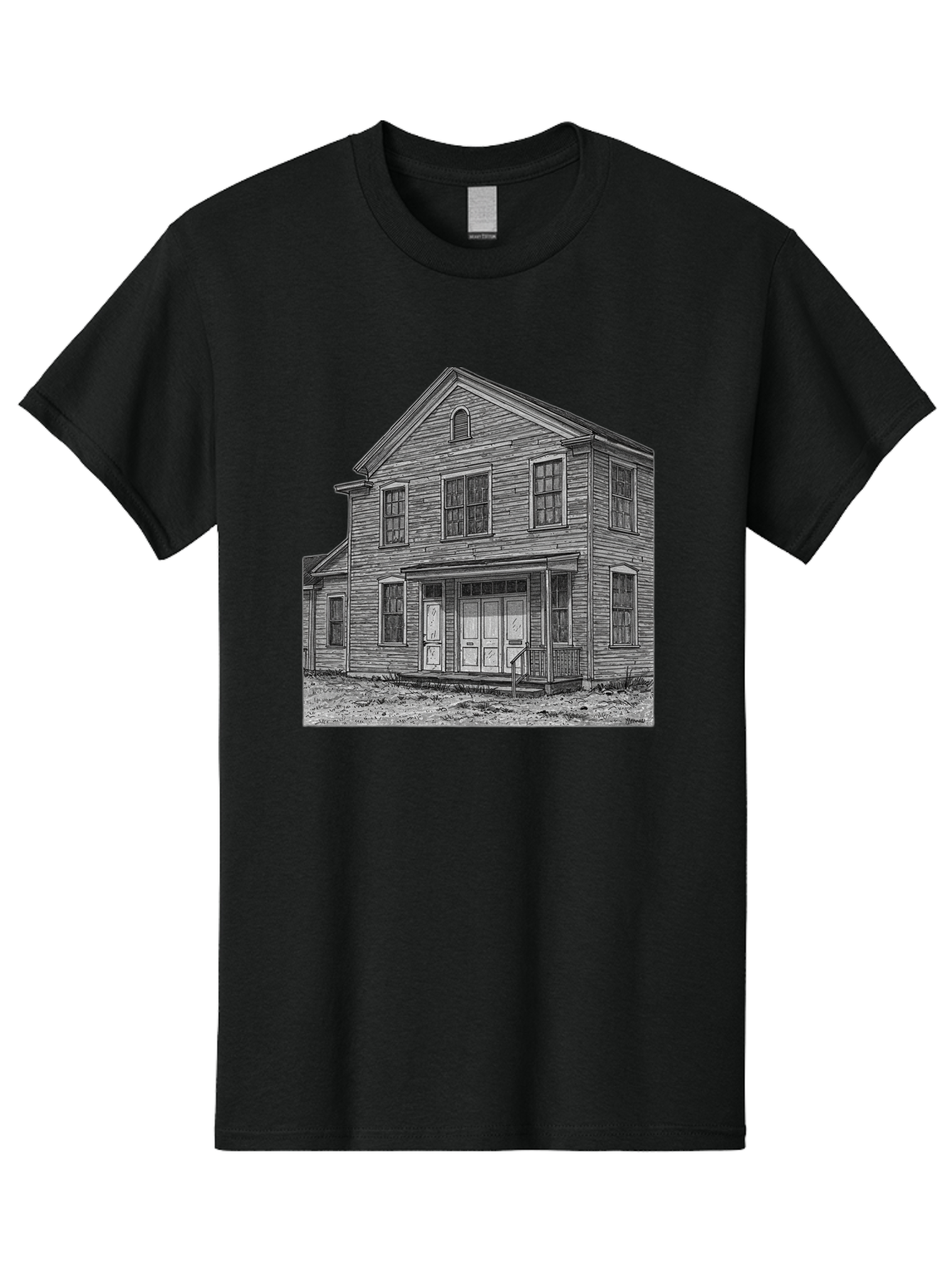 Old-House Men'S Graphic Tee, 100% Cotton, Comfortable Casual Summer Wear, Machine Washable, Vintage Camera, Old Camera, Antique Camera, Black Camera, Classic Photography, Photography Equipment, Nostalgic Device, Film Camera, Camera Art Bag870