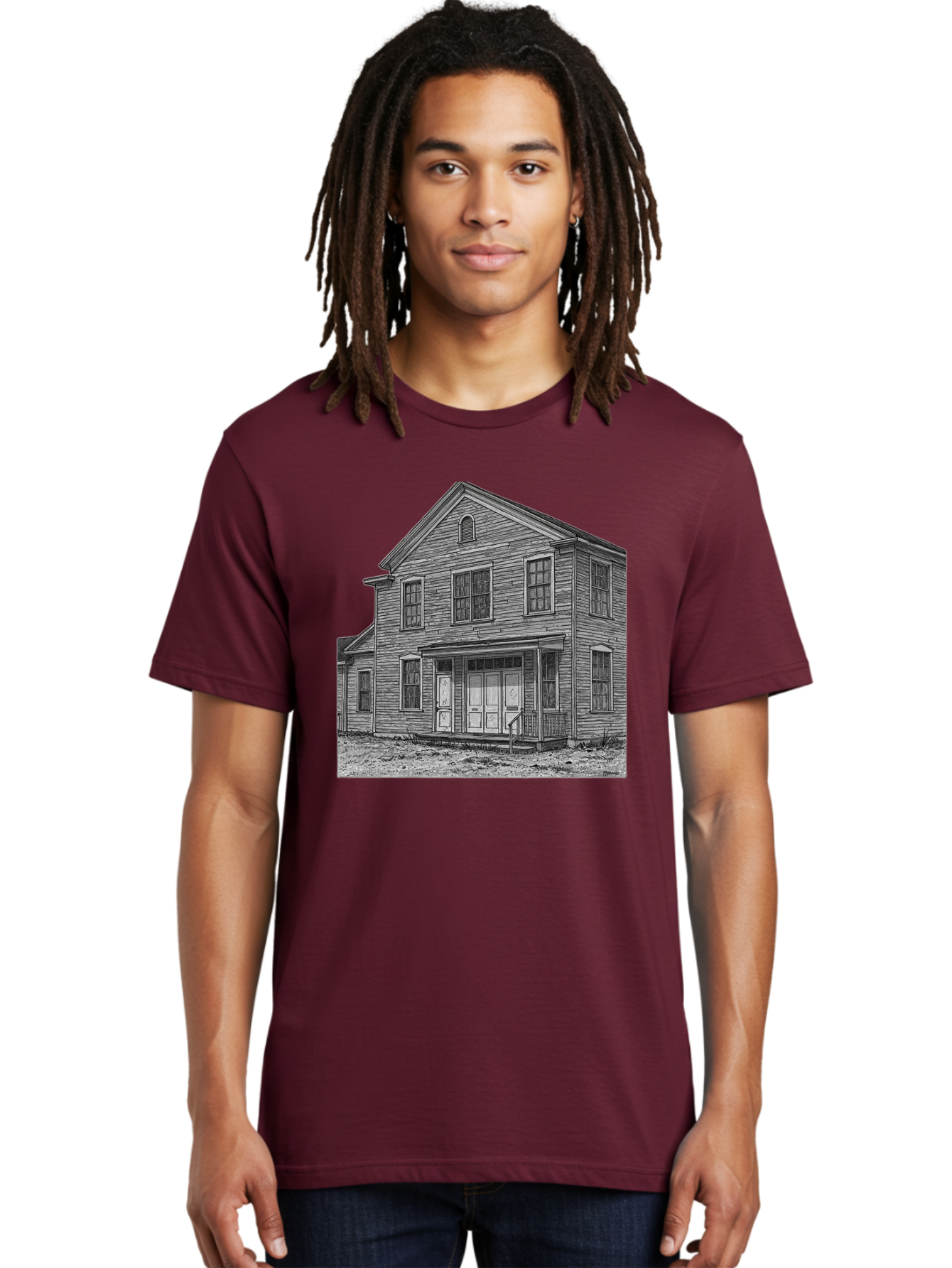 Old-House Men'S Graphic Tee, 100% Cotton, Comfortable Casual Summer Wear, Machine Washable, Vintage Camera, Old Camera, Antique Camera, Black Camera, Classic Photography, Photography Equipment, Nostalgic Device, Film Camera, Camera Art Bag870