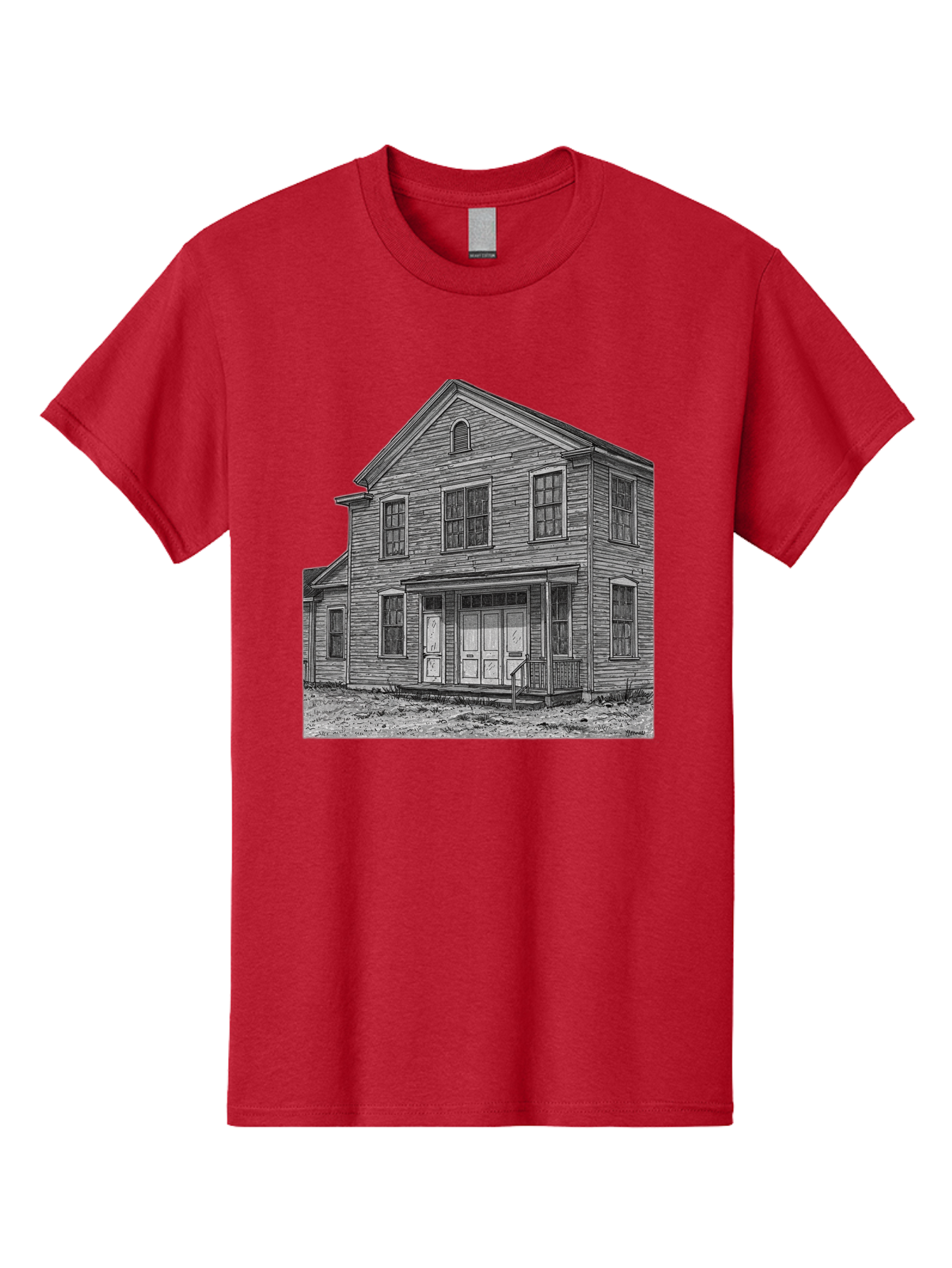Old-House Men'S Graphic Tee, 100% Cotton, Comfortable Casual Summer Wear, Machine Washable, Vintage Camera, Old Camera, Antique Camera, Black Camera, Classic Photography, Photography Equipment, Nostalgic Device, Film Camera, Camera Art Bag870
