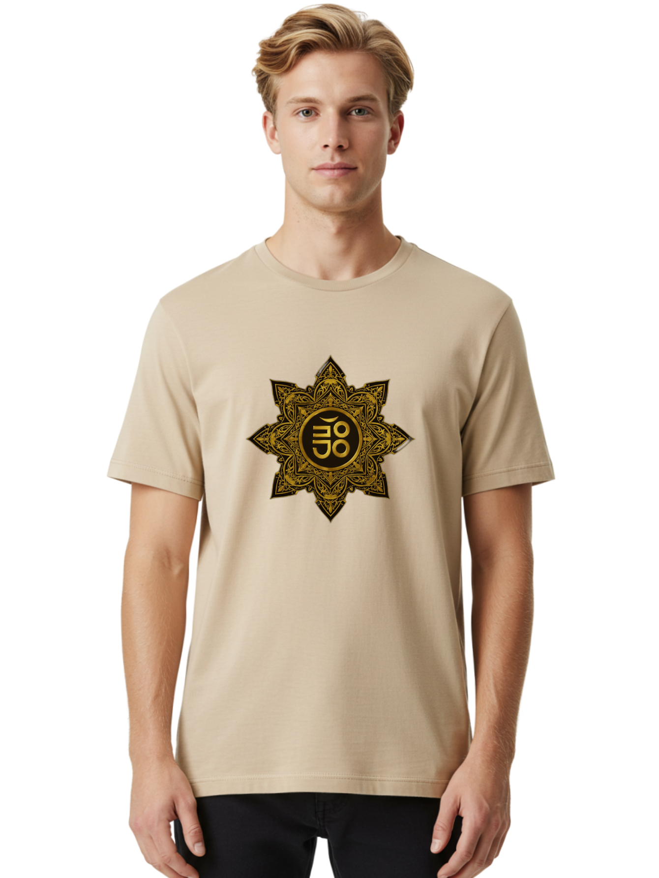 Om-Symbol-Mandala Men'S Graphic Tee, 100% Cotton, Comfortable Casual Summer Wear, Machine Washable, Vintage Camera, Old Camera, Antique Camera, Black Camera, Classic Photography, Photography Equipment, Nostalgic Device, Film Camera, Camera Art Bag874