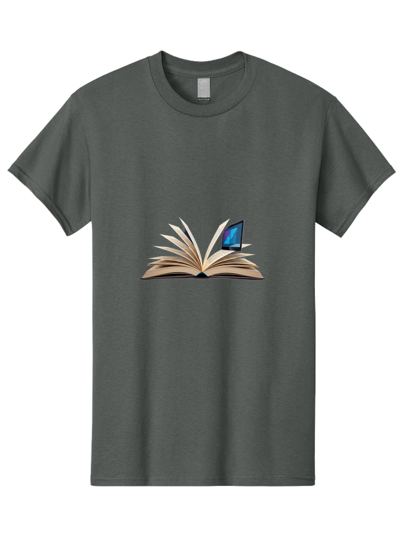 Open-Book-Laptop Men'S Graphic Tee, 100% Cotton, Comfortable Casual Summer Wear, Machine Washable, Vintage Camera, Old Camera, Antique Camera, Black Camera, Classic Photography, Photography Equipment, Nostalgic Device, Film Camera, Camera Art Bag880