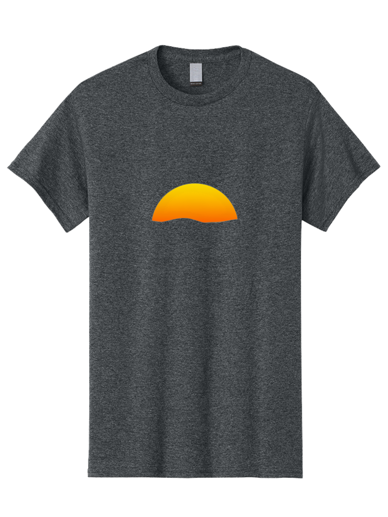 Orange-Half-Circle Men'S Graphic Tee, 100% Cotton, Comfortable Casual Summer Wear, Machine Washable, Vintage Camera, Old Camera, Antique Camera, Black Camera, Classic Photography, Photography Equipment, Nostalgic Device, Film Camera, Bag884