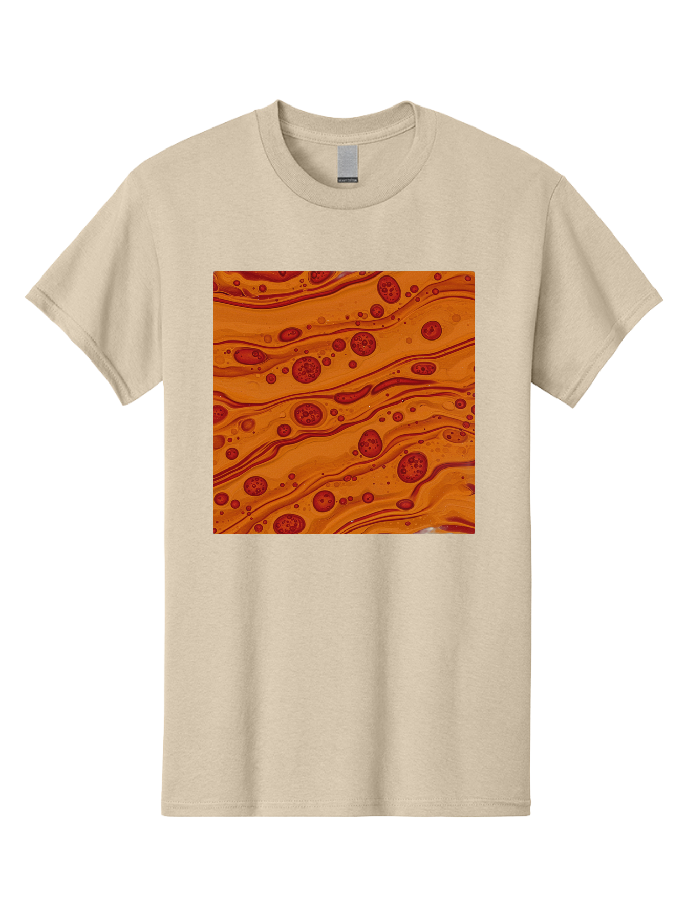 Orange-Marble-Pattern Men'S Graphic Tee, 100% Cotton, Comfortable Casual Summer Wear, Machine Washable, Vintage Camera, Old Camera, Antique Camera, Black Camera, Classic Photography, Photography Equipment, Nostalgic Device, Film Camera, Bag885