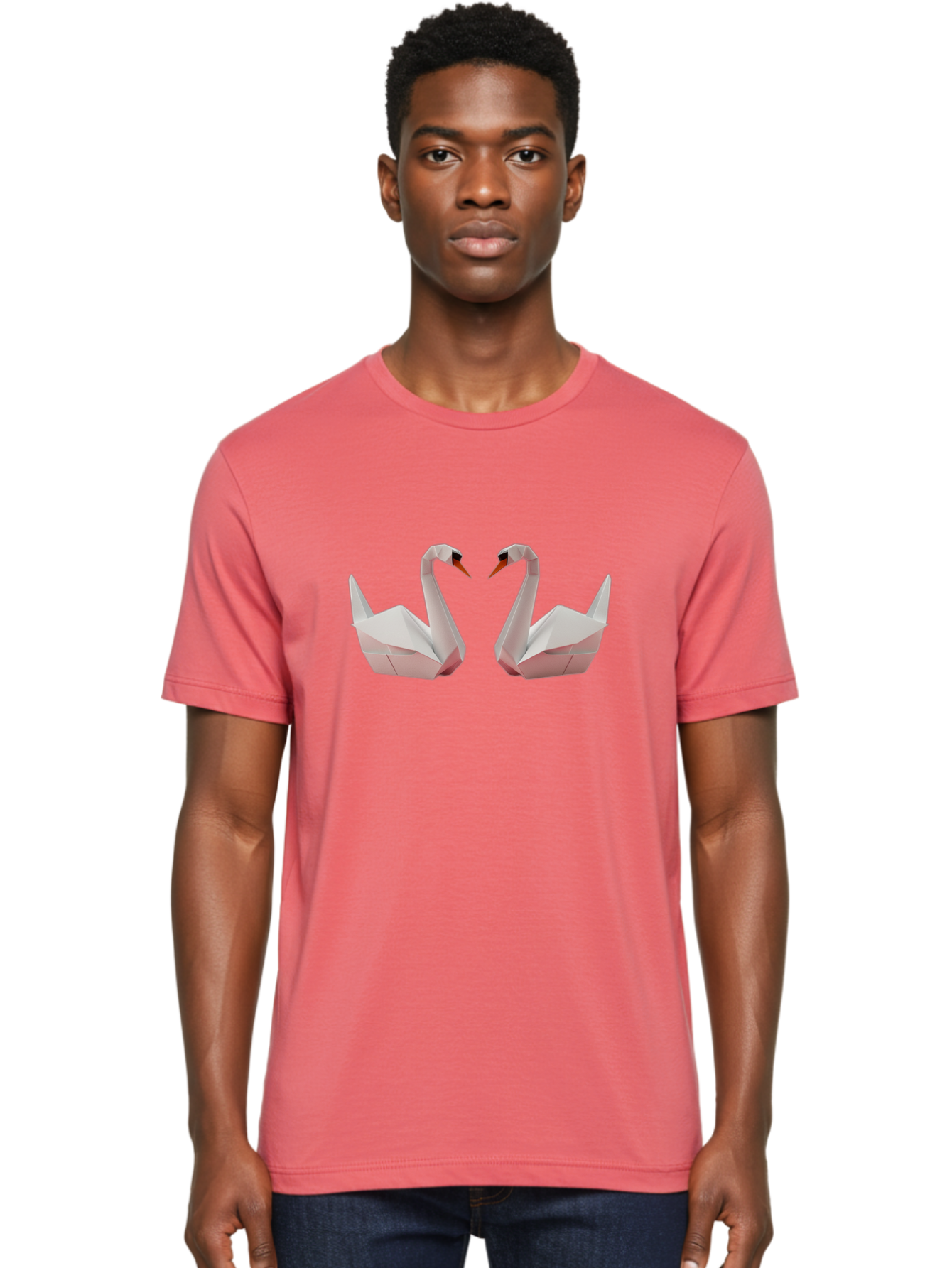 Origami-Swans Men'S Graphic Tee, 100% Cotton, Comfortable Casual Summer Wear, Machine Washable, Vintage Camera, Old Camera, Antique Camera, Black Camera, Classic Photography, Photography Equipment, Nostalgic Device, Film Camera, Camera Art Bag889