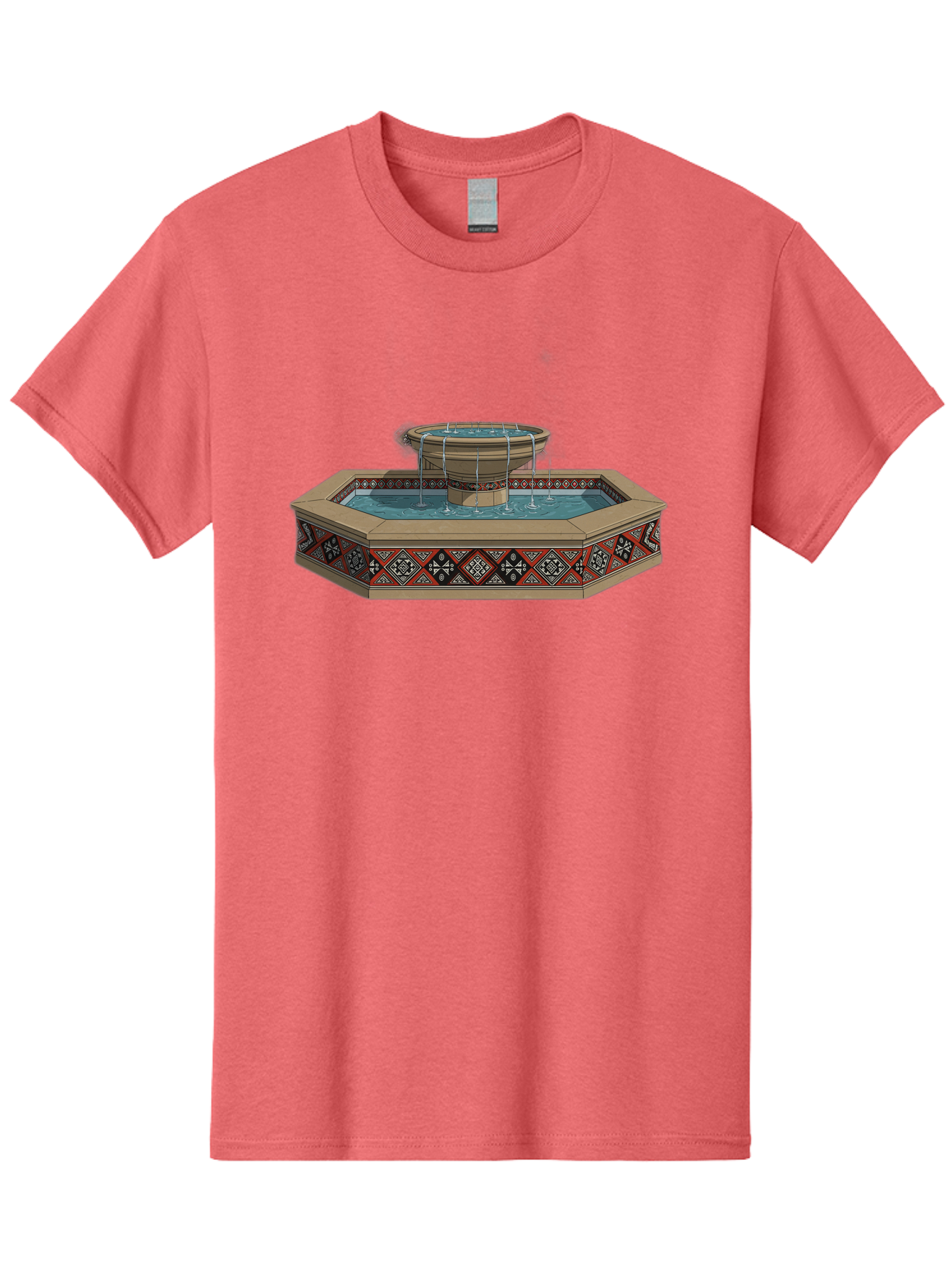 Ornamental-Fountain Men'S Graphic Tee, 100% Cotton, Comfortable Casual Summer Wear, Machine Washable, Vintage Camera, Old Camera, Antique Camera, Black Camera, Classic Photography, Photography Equipment, Nostalgic Device, Film Camera, Bag890