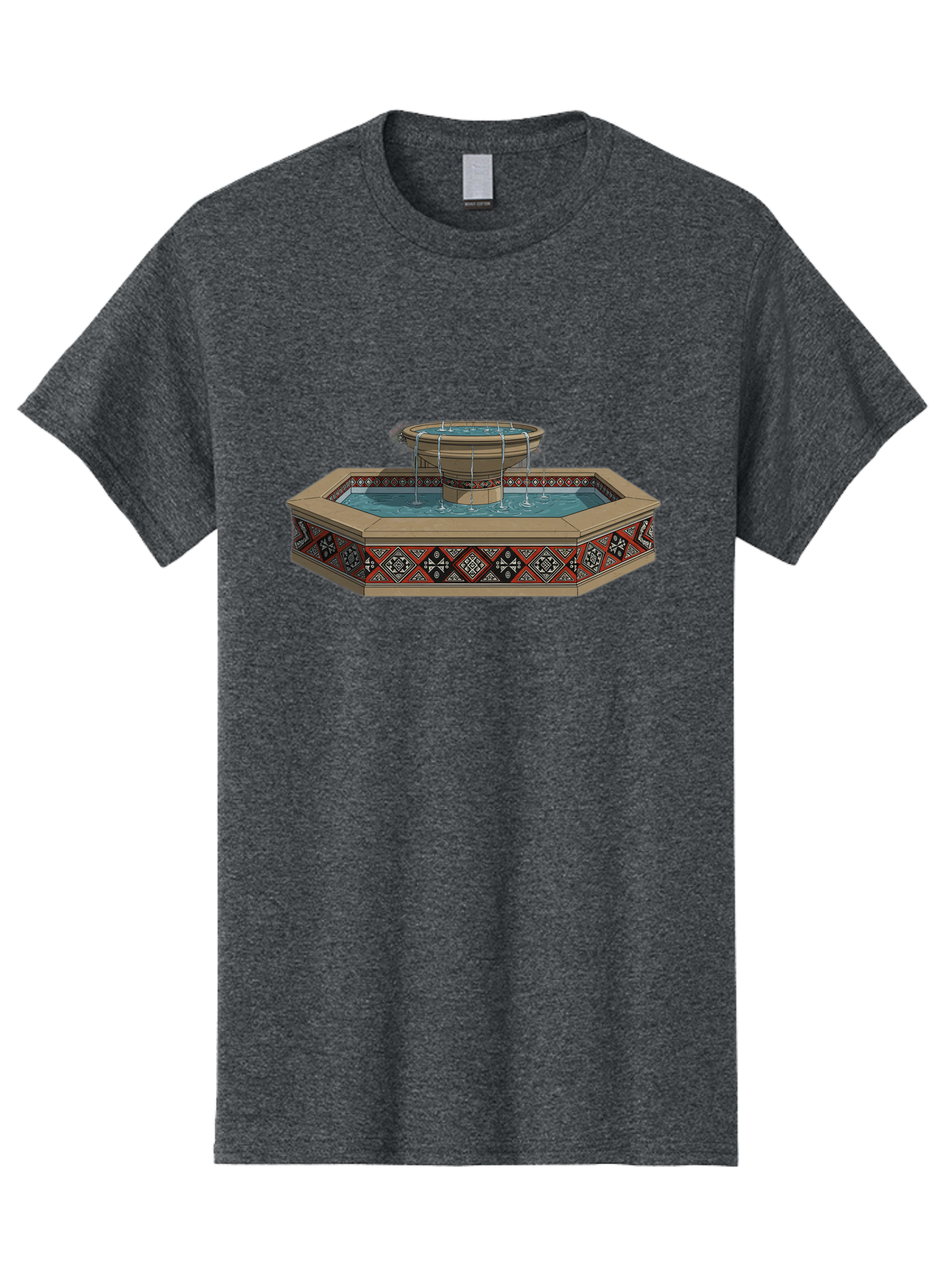Ornamental-Fountain Men'S Graphic Tee, 100% Cotton, Comfortable Casual Summer Wear, Machine Washable, Vintage Camera, Old Camera, Antique Camera, Black Camera, Classic Photography, Photography Equipment, Nostalgic Device, Film Camera, Bag890