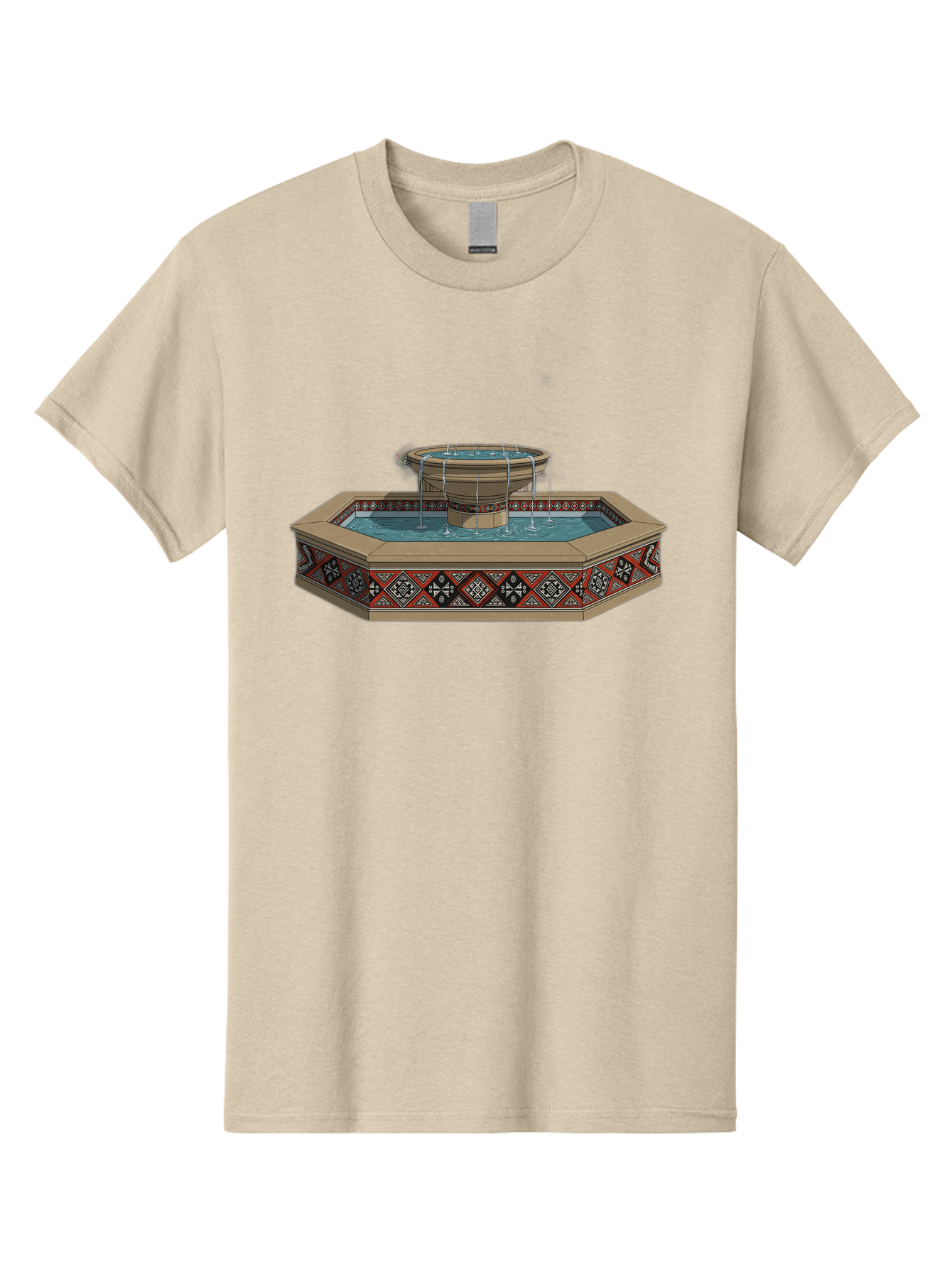 Ornamental-Fountain Men'S Graphic Tee, 100% Cotton, Comfortable Casual Summer Wear, Machine Washable, Vintage Camera, Old Camera, Antique Camera, Black Camera, Classic Photography, Photography Equipment, Nostalgic Device, Film Camera, Bag890