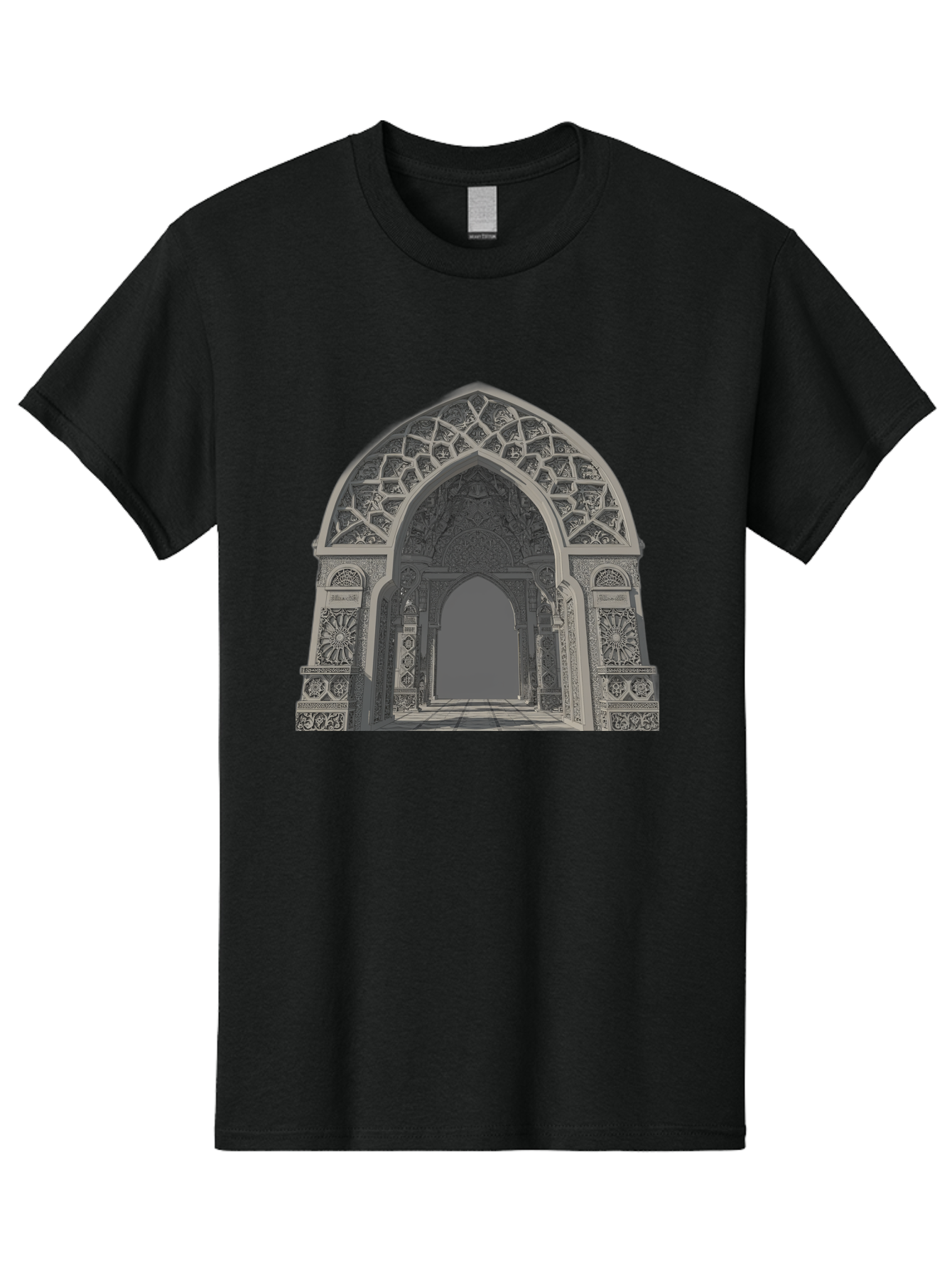 Ornate-Archway-2 Men'S Graphic Tee, 100% Cotton, Comfortable Casual Summer Wear, Machine Washable, Vintage Camera, Old Camera, Antique Camera, Black Camera, Classic Photography, Photography Equipment, Nostalgic Device, Film Camera, Camera Art Bag893