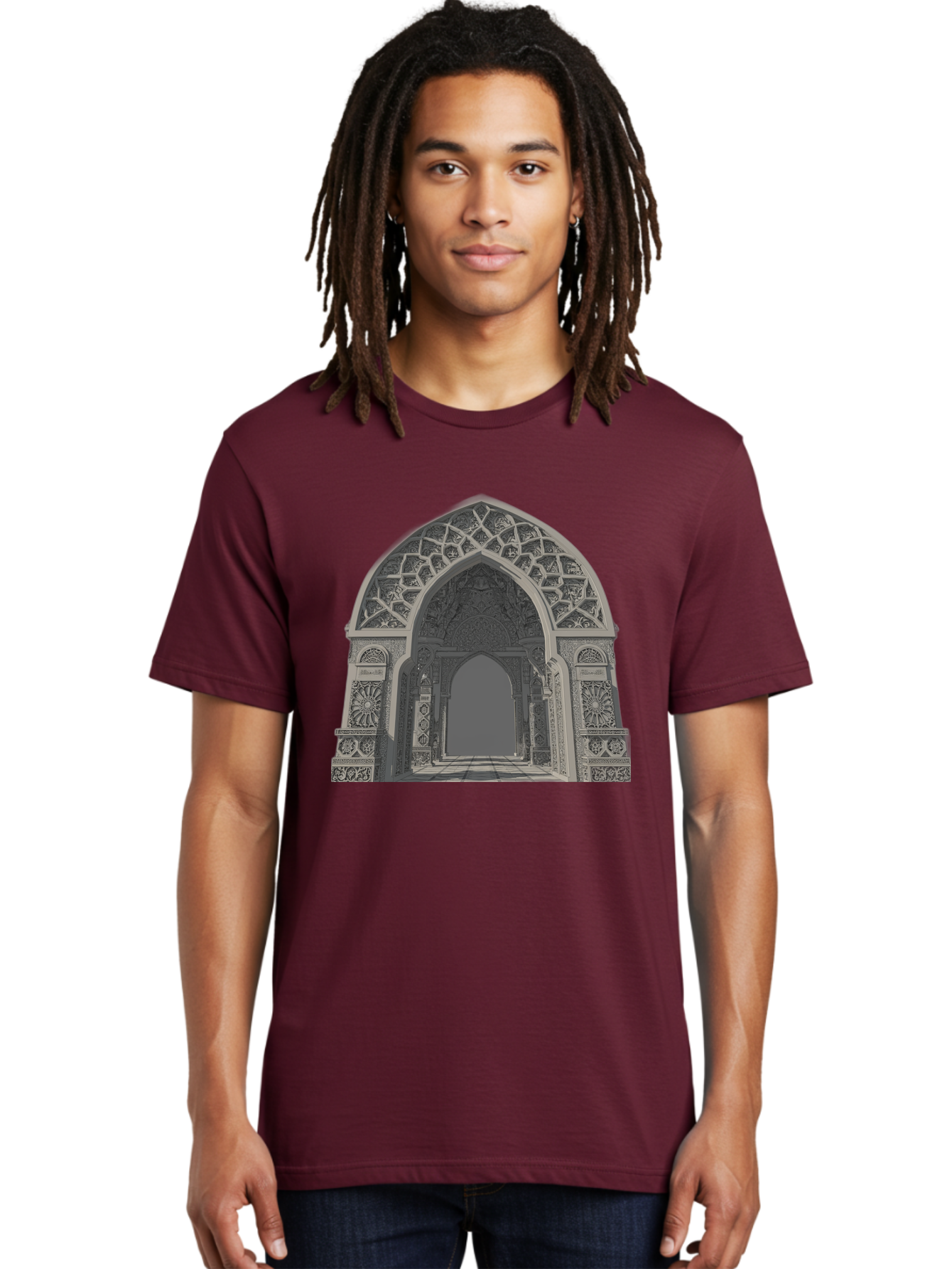 Ornate-Archway-2 Men'S Graphic Tee, 100% Cotton, Comfortable Casual Summer Wear, Machine Washable, Vintage Camera, Old Camera, Antique Camera, Black Camera, Classic Photography, Photography Equipment, Nostalgic Device, Film Camera, Camera Art Bag893