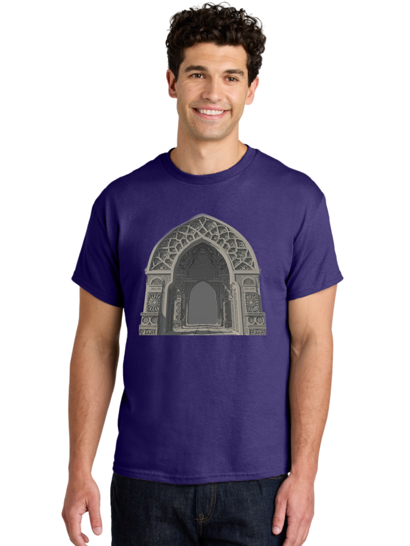 Ornate-Archway-2 Men'S Graphic Tee, 100% Cotton, Comfortable Casual Summer Wear, Machine Washable, Vintage Camera, Old Camera, Antique Camera, Black Camera, Classic Photography, Photography Equipment, Nostalgic Device, Film Camera, Camera Art Bag893