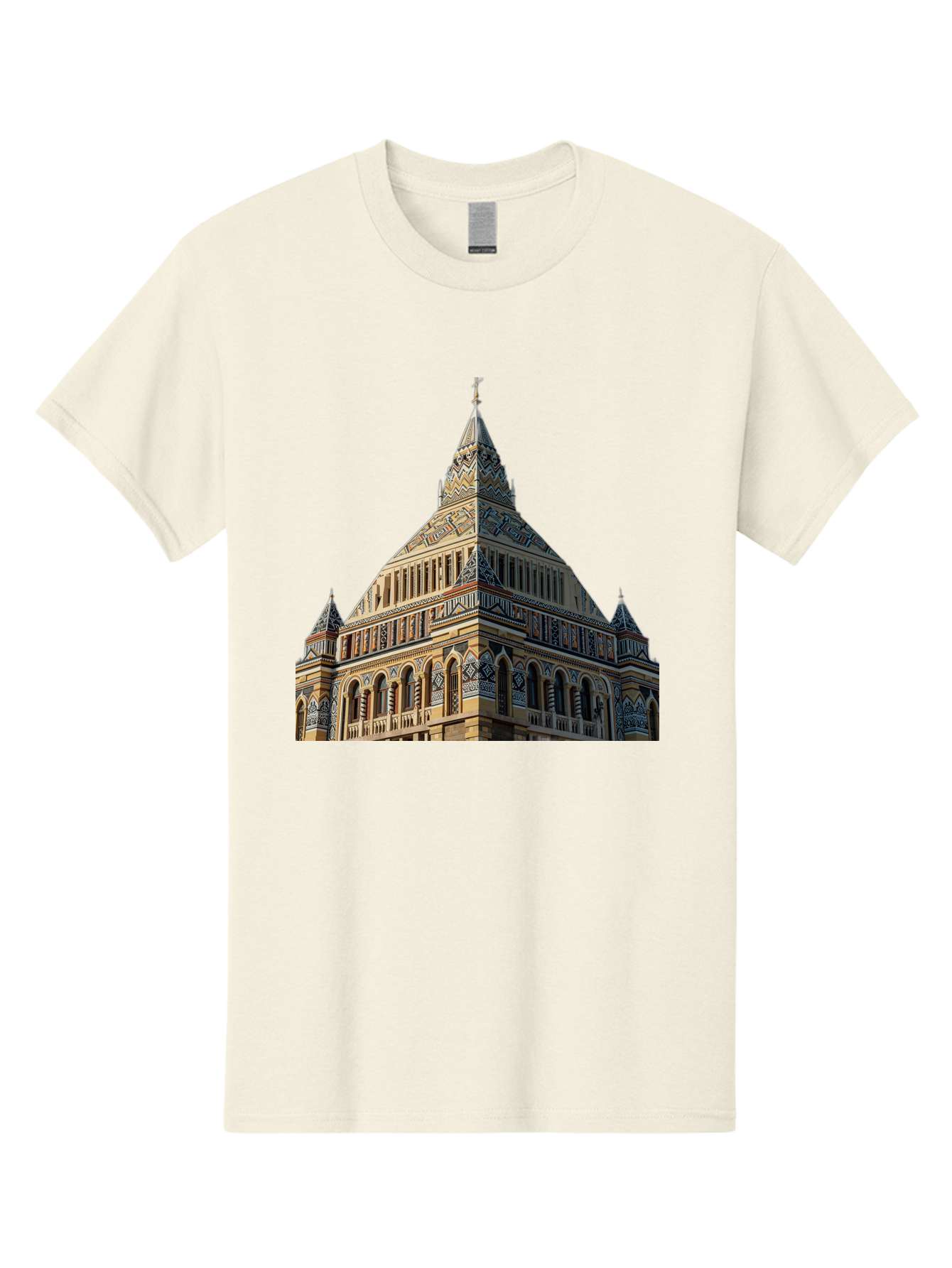 Ornate-Building Men'S Graphic Tee, 100% Cotton, Comfortable Casual Summer Wear, Machine Washable, Vintage Camera, Old Camera, Antique Camera, Black Camera, Classic Photography, Photography Equipment, Nostalgic Device, Film Camera, Camera Art Bag896