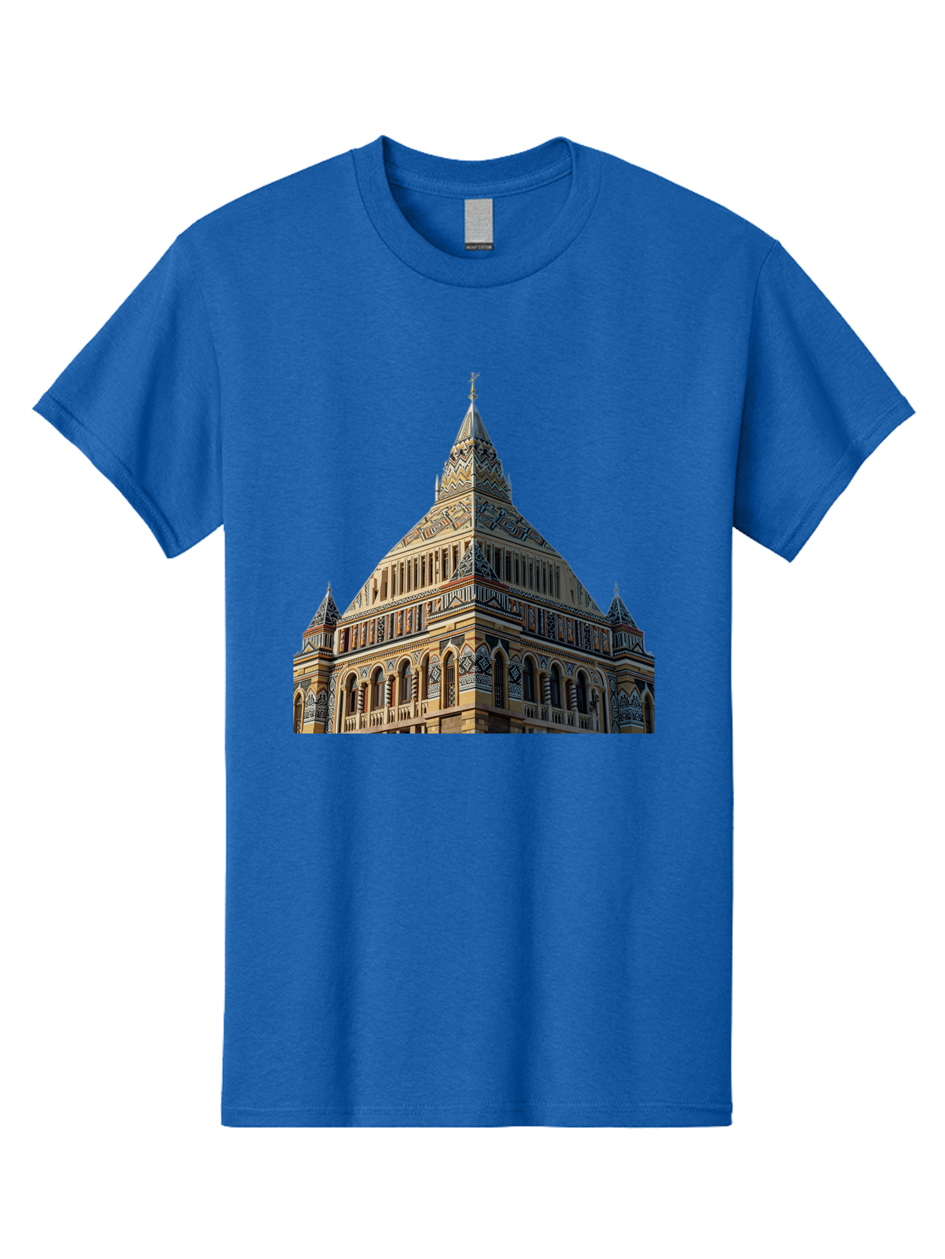 Ornate-Building Men'S Graphic Tee, 100% Cotton, Comfortable Casual Summer Wear, Machine Washable, Vintage Camera, Old Camera, Antique Camera, Black Camera, Classic Photography, Photography Equipment, Nostalgic Device, Film Camera, Camera Art Bag896