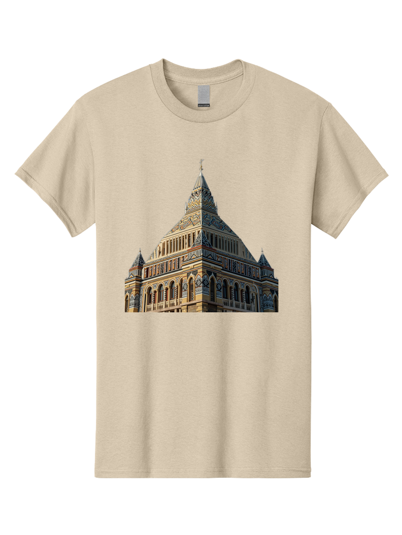 Ornate-Building Men'S Graphic Tee, 100% Cotton, Comfortable Casual Summer Wear, Machine Washable, Vintage Camera, Old Camera, Antique Camera, Black Camera, Classic Photography, Photography Equipment, Nostalgic Device, Film Camera, Camera Art Bag896