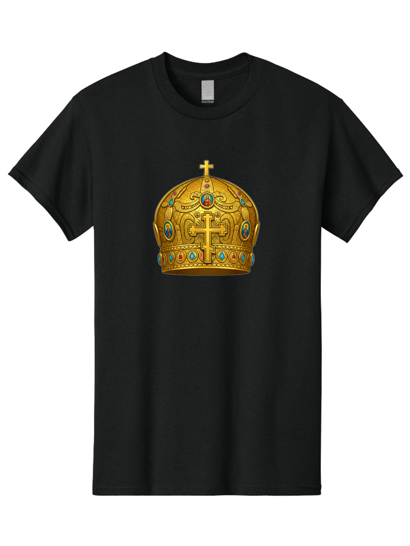Ornate-Crown Men'S Graphic Tee, 100% Cotton, Comfortable Casual Summer Wear, Machine Washable, Vintage Camera, Old Camera, Antique Camera, Black Camera, Classic Photography, Photography Equipment, Nostalgic Device, Film Camera, Camera Art Bag898