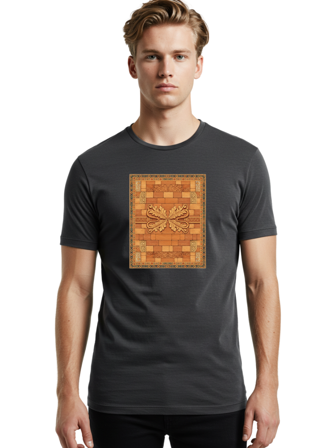 Ornate-Floor Men'S Graphic Tee, 100% Cotton, Comfortable Casual Summer Wear, Machine Washable, Vintage Camera, Old Camera, Antique Camera, Black Camera, Classic Photography, Photography Equipment, Nostalgic Device, Film Camera, Camera Art Bag900
