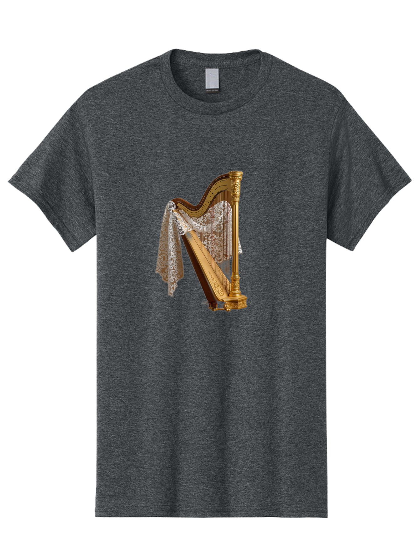 Ornate-Harp Men'S Graphic Tee, 100% Cotton, Comfortable Casual Summer Wear, Machine Washable, Vintage Camera, Old Camera, Antique Camera, Black Camera, Classic Photography, Photography Equipment, Nostalgic Device, Film Camera, Camera Art Bag901
